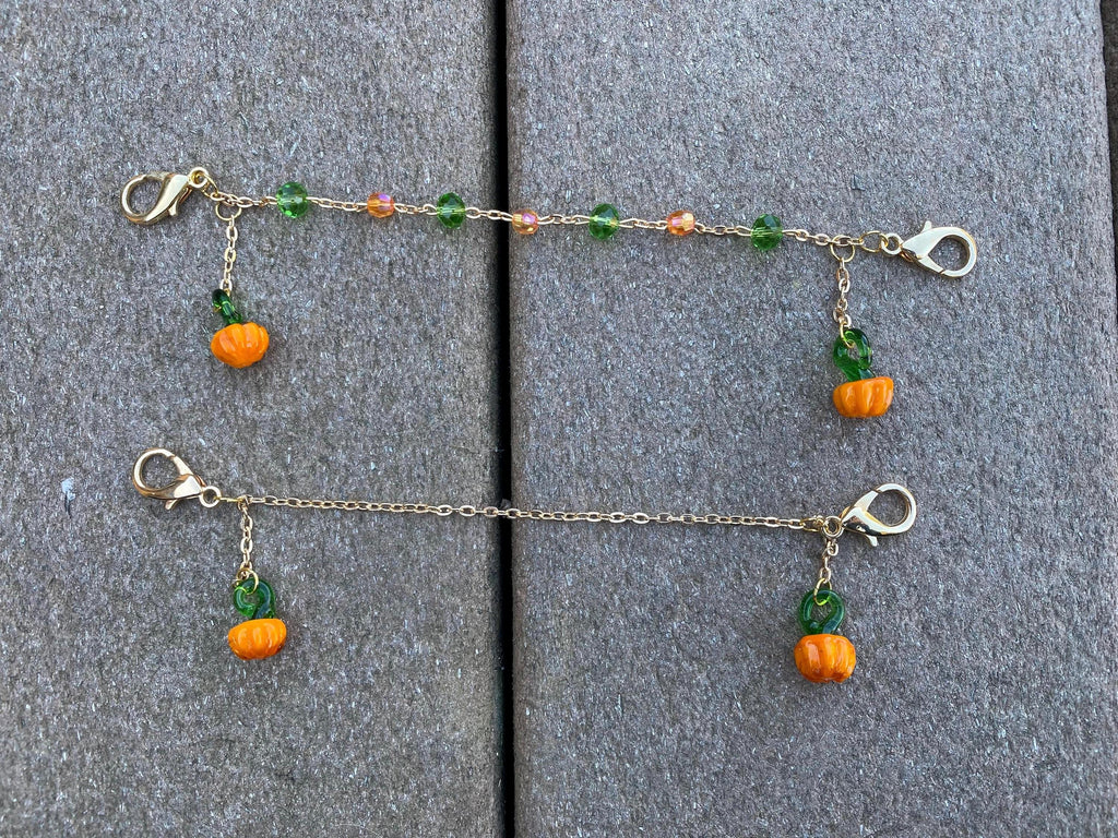 Pumpkin Autumn Mask Chain