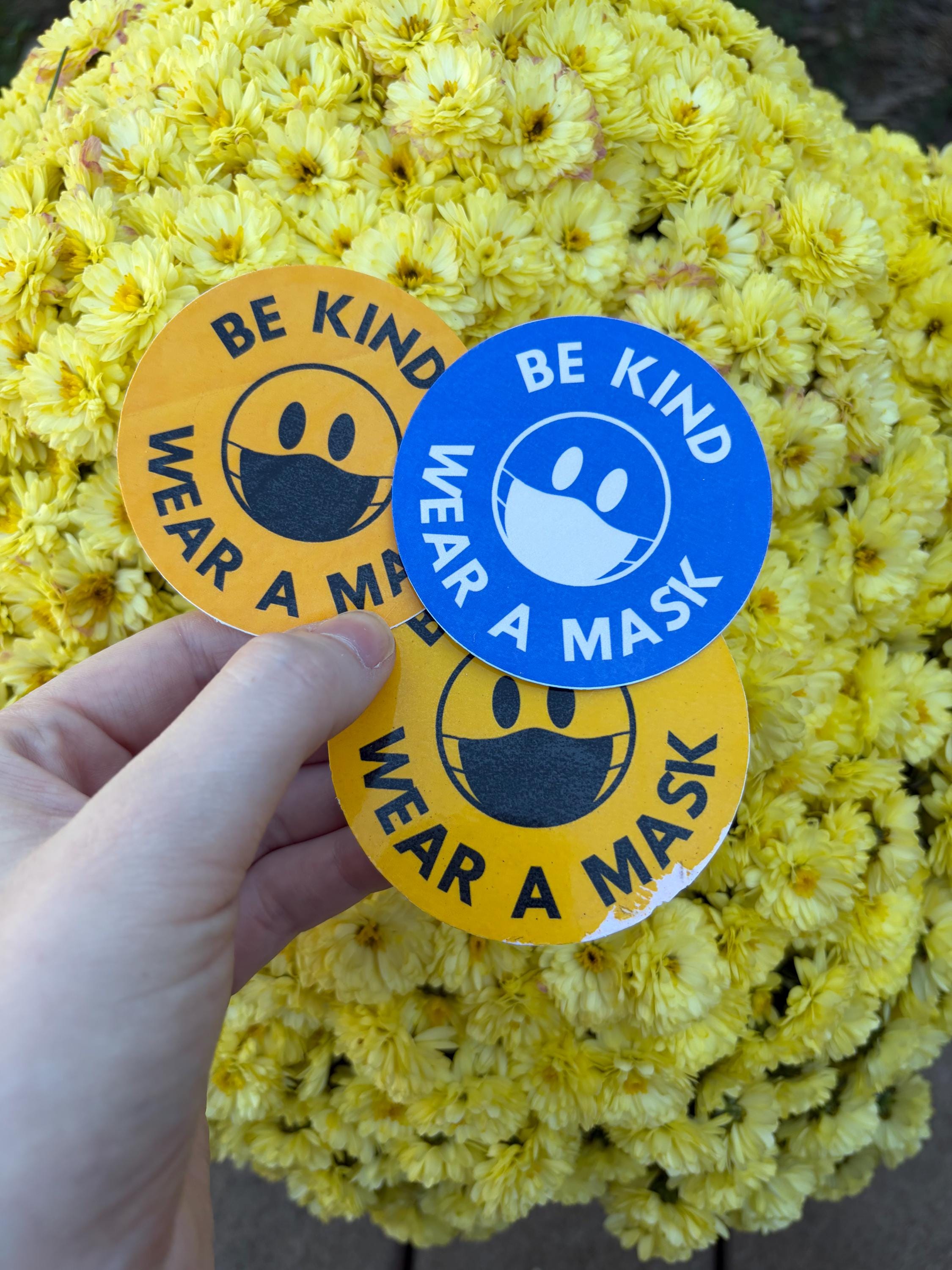 Wear A Mask, Mask Up, Covid Stickers