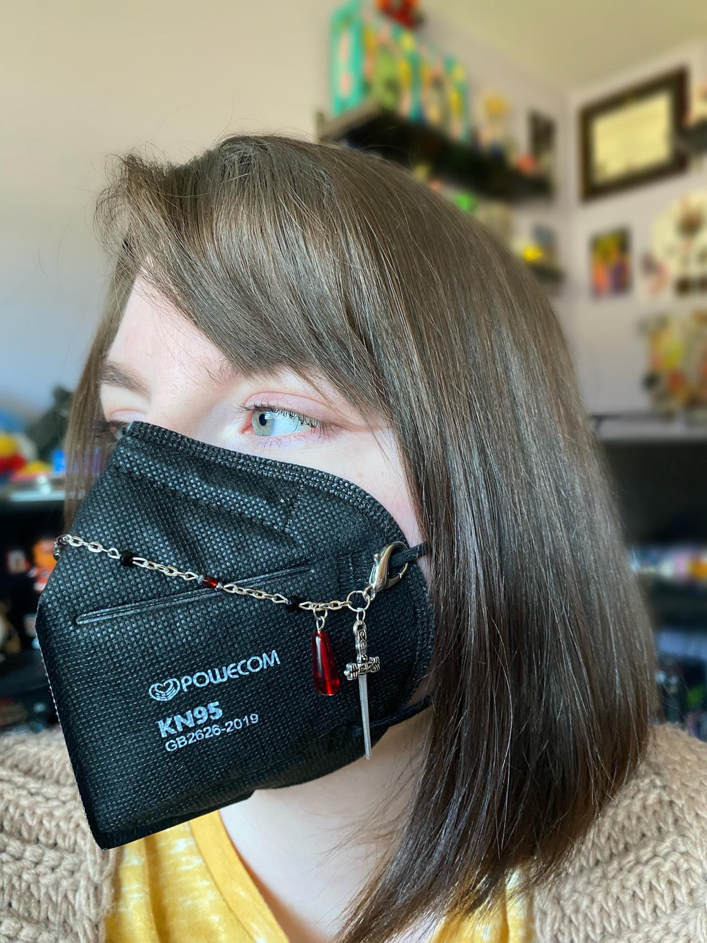 Vampire Rogue Mask Chain