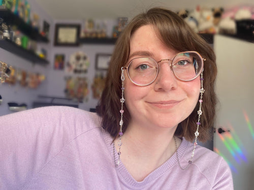 Amethyst Twinkle Eyeglasses Chain