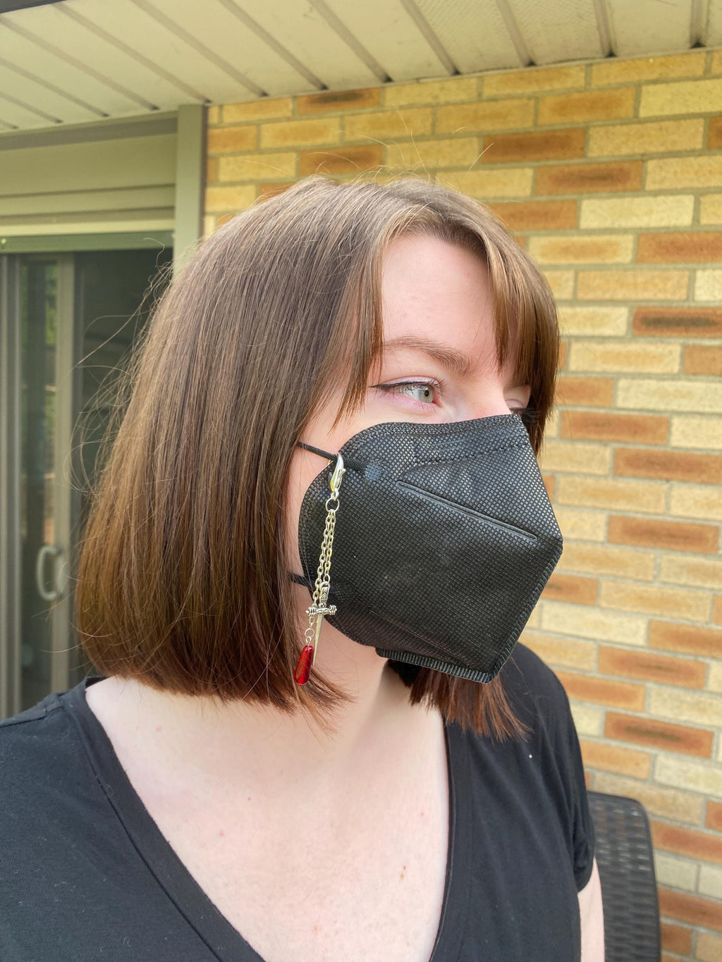 Vampire Rogue Mask Charm / Glasses Charm