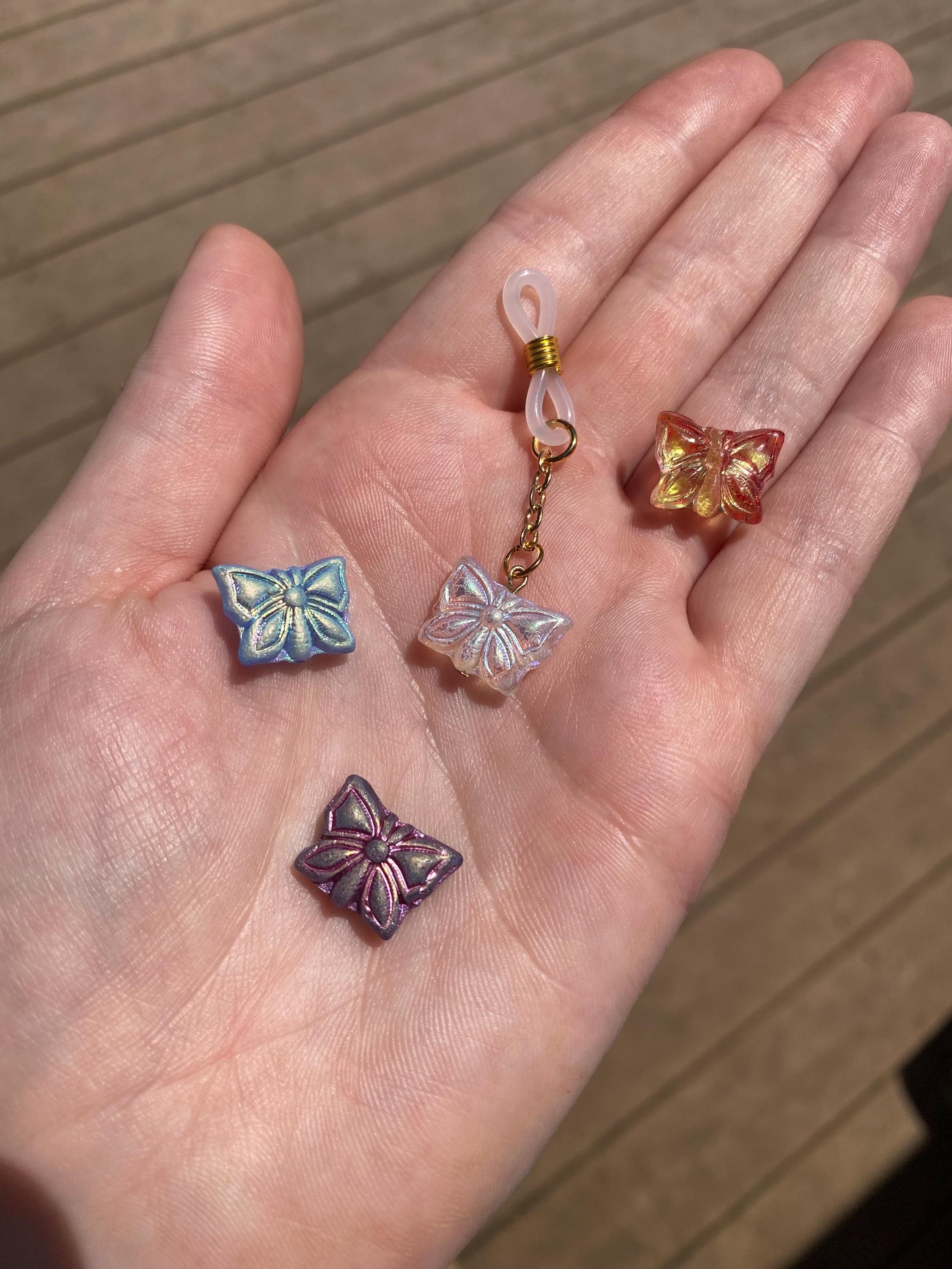 Butterfly Mask Charm / Glasses Charm | Choose Your Color