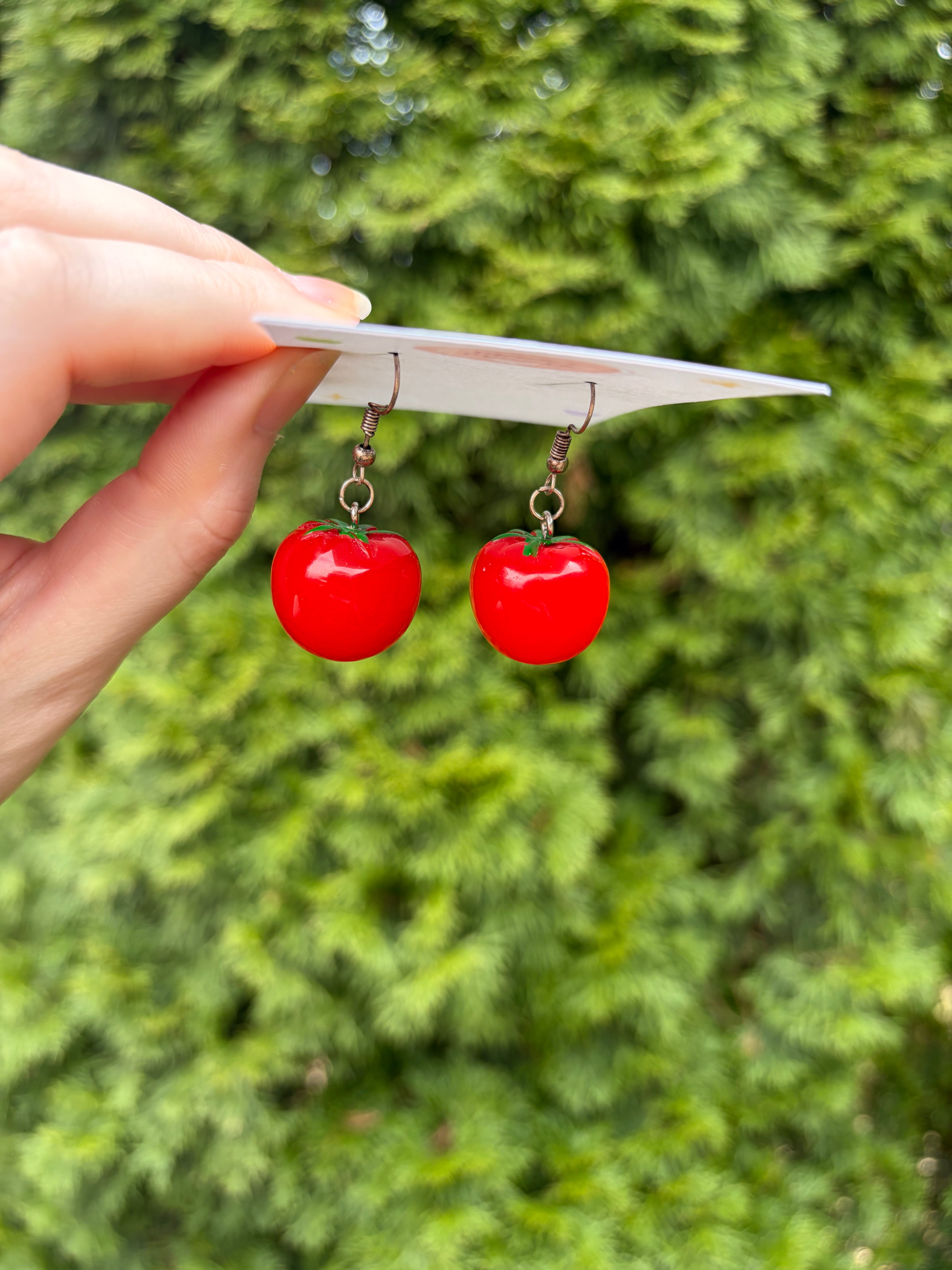 Tomato Mask Chain + Earrings