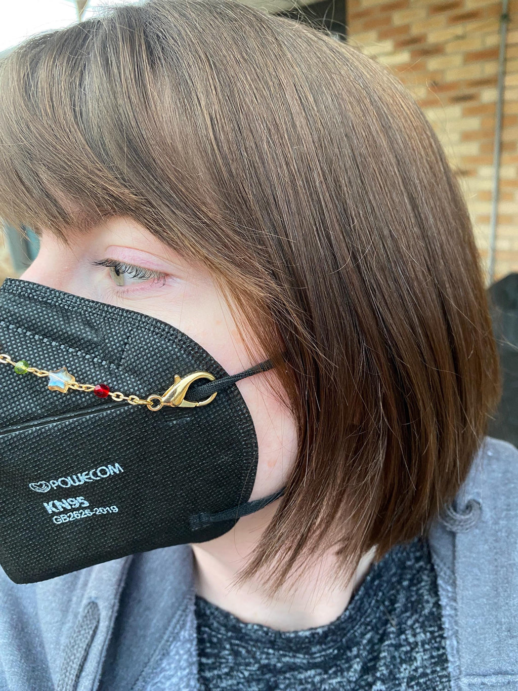 Christmas Stars Mask Chain