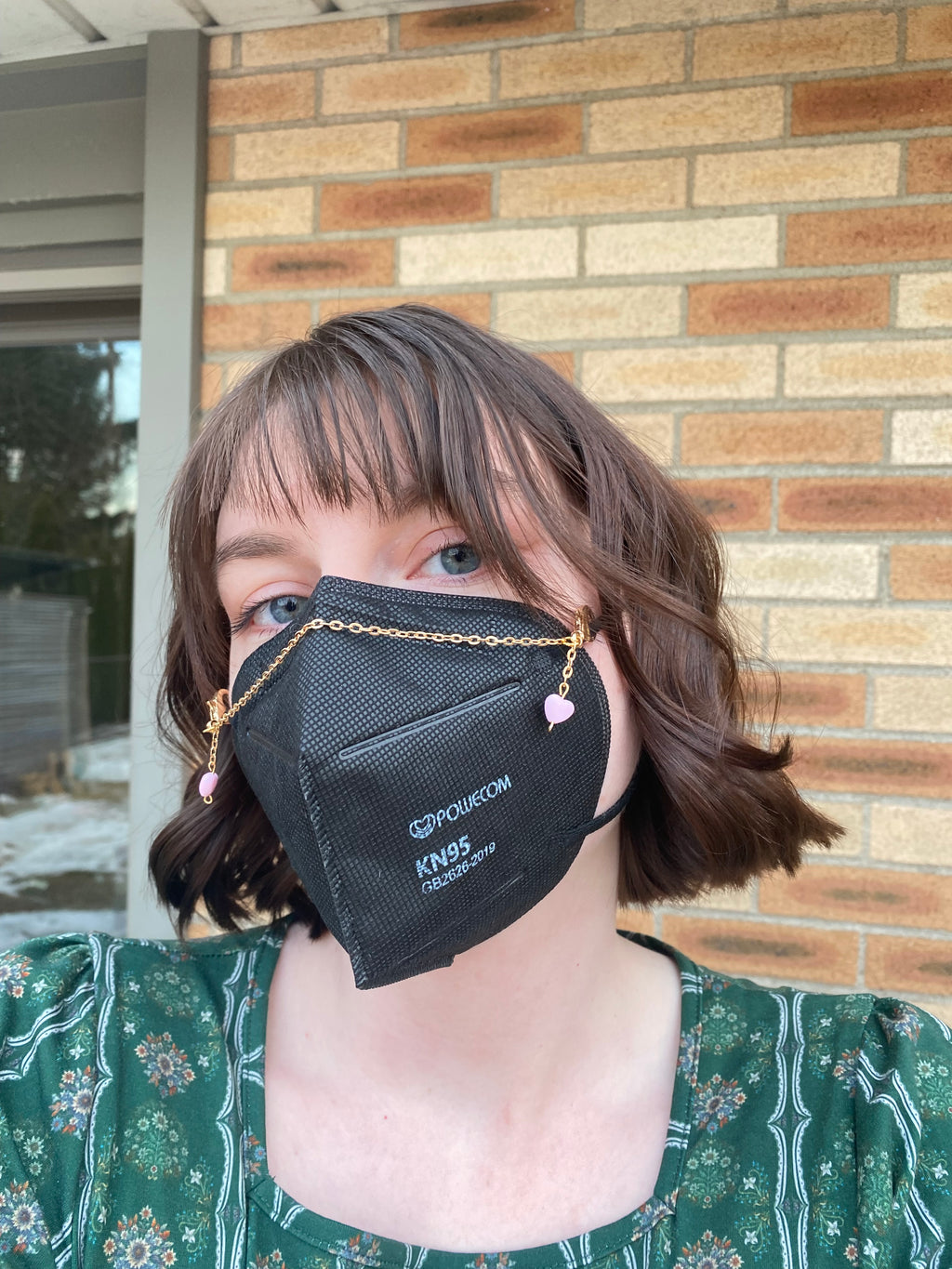 Heart Dangle Mask Chain