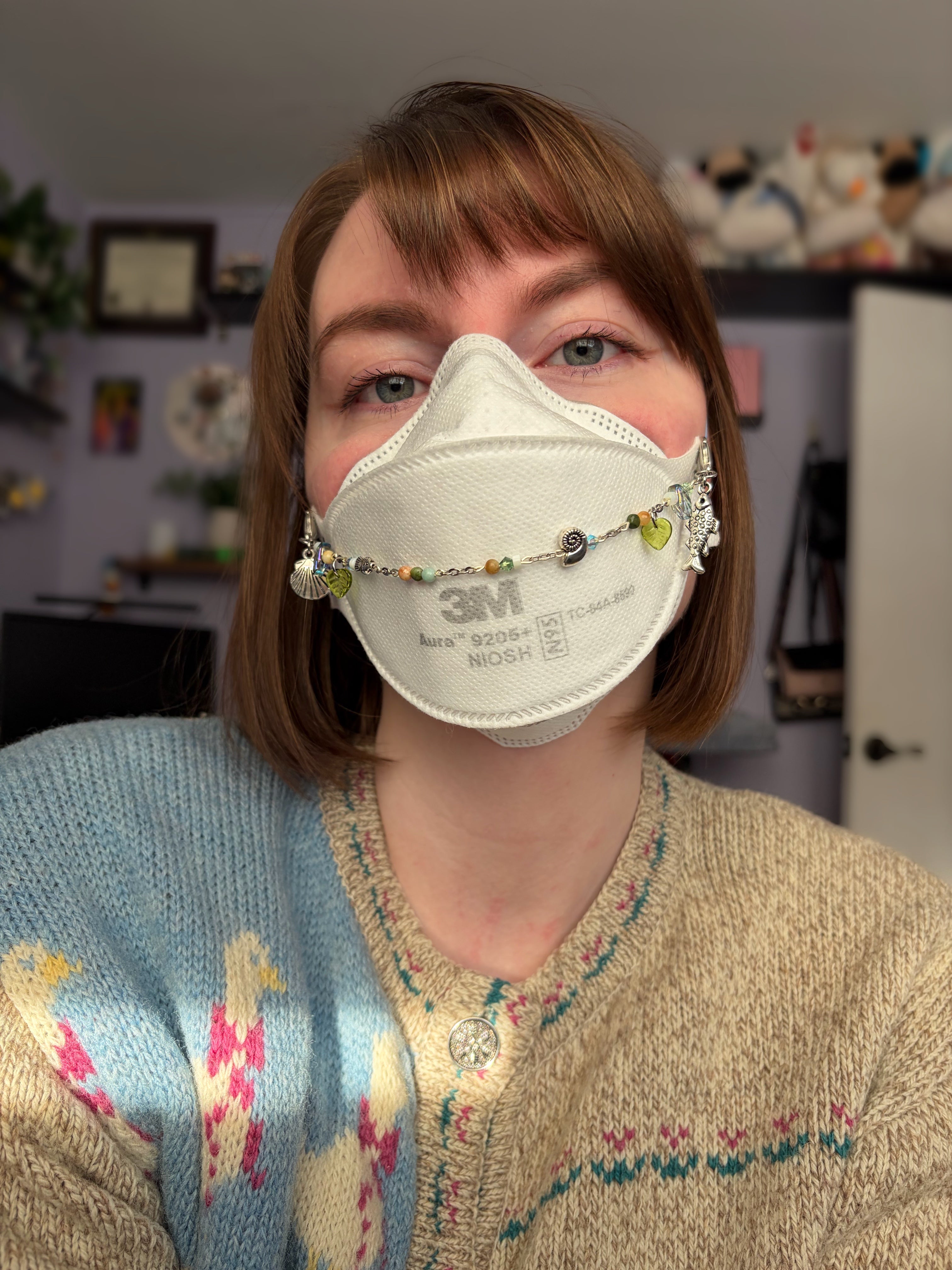 Rainbow Trout Mask Chain