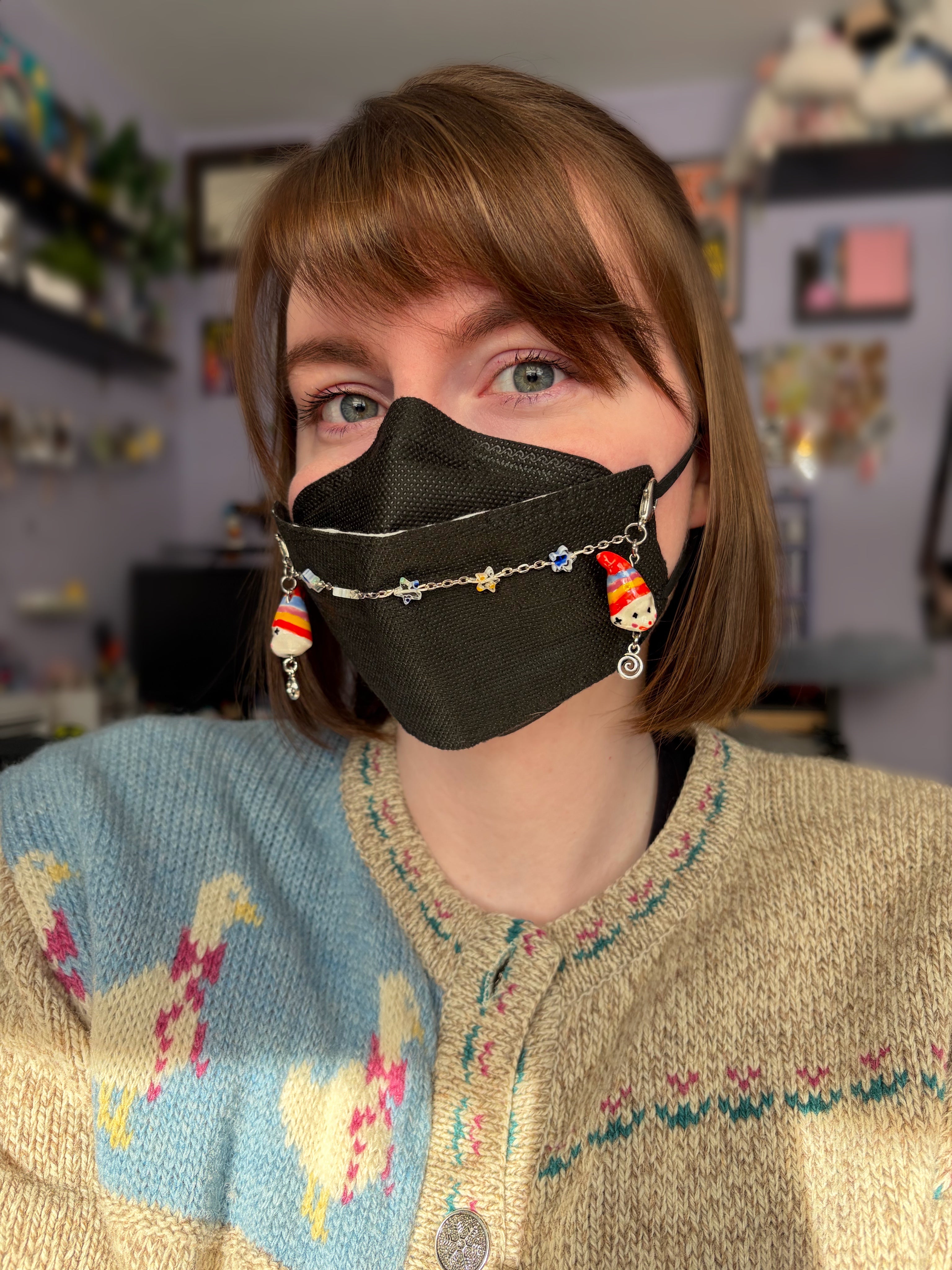 Pierre Mask Chain | Gold or Silver