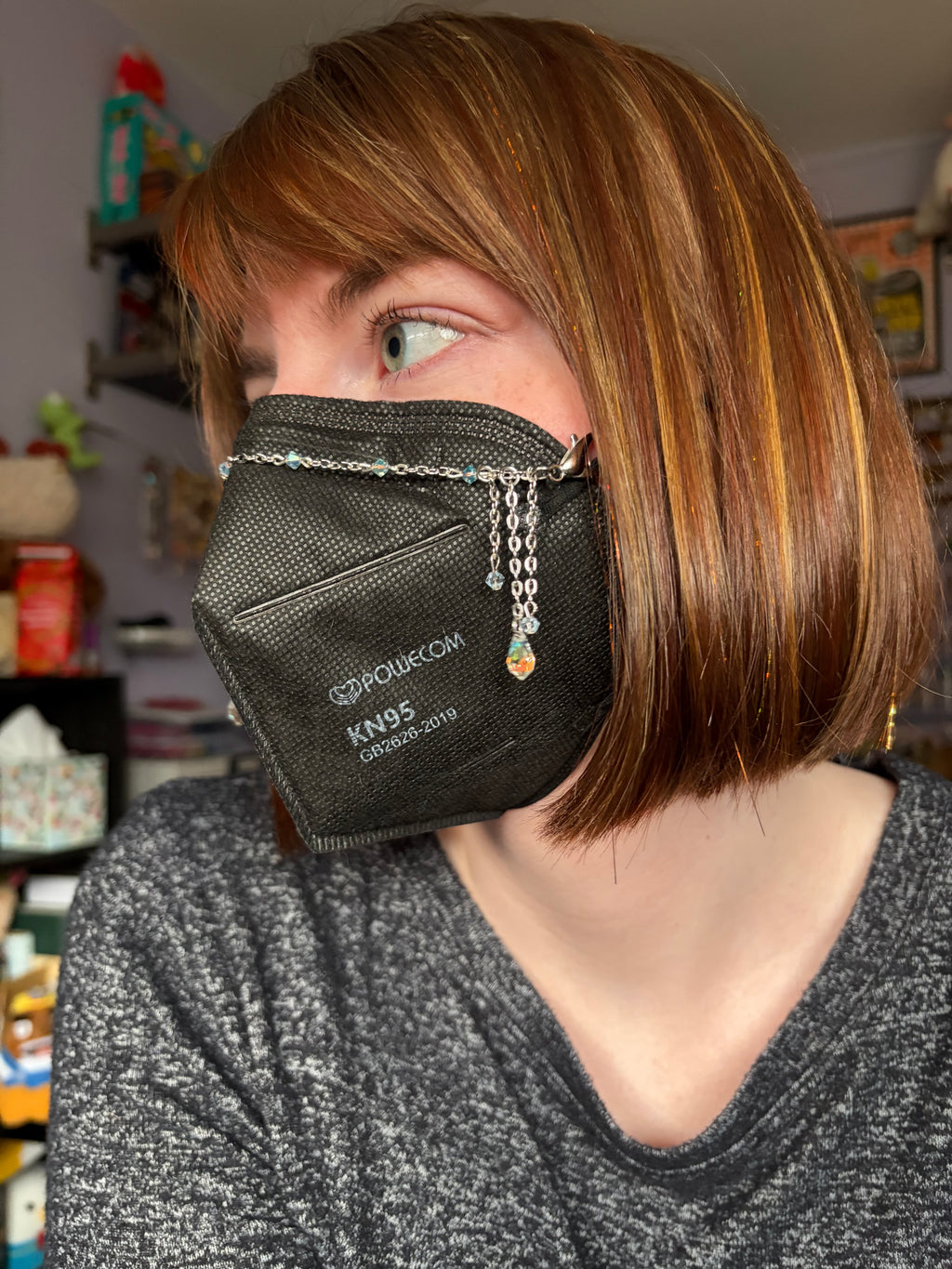 Icicle Drop Mask Chain