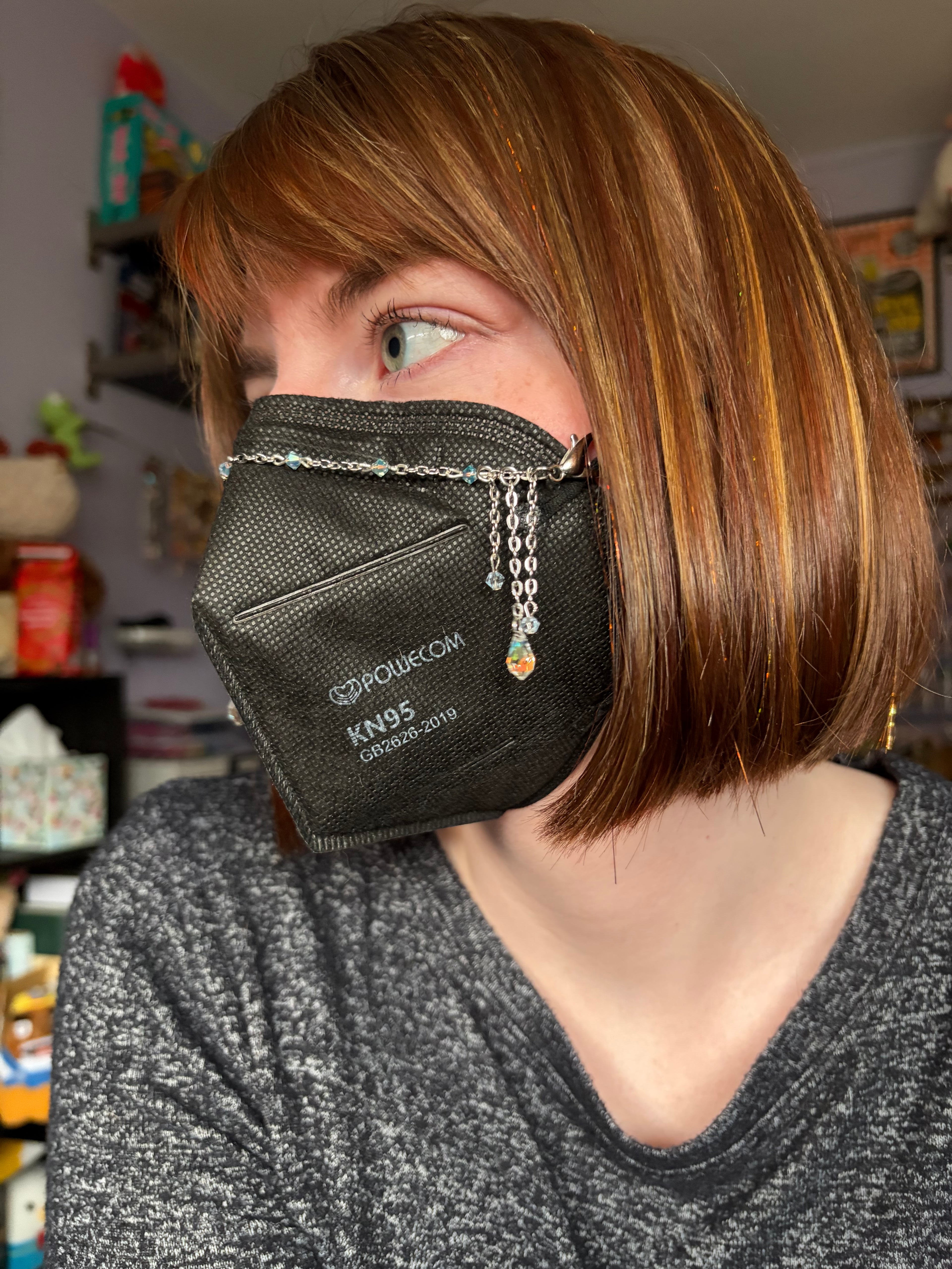 Icicle Drop Mask Chain