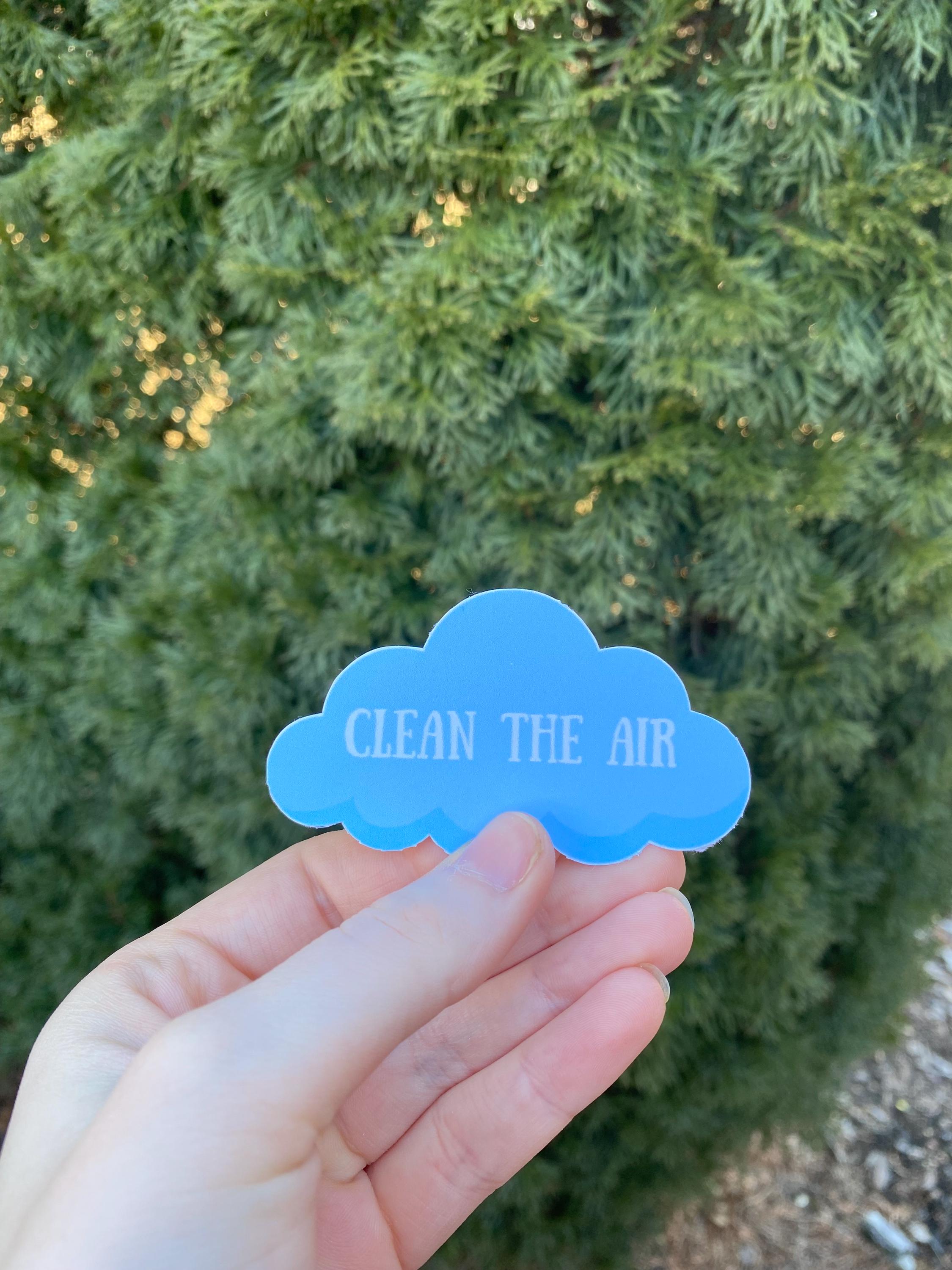 Clean The Air | Covid Is Airborne Stickers