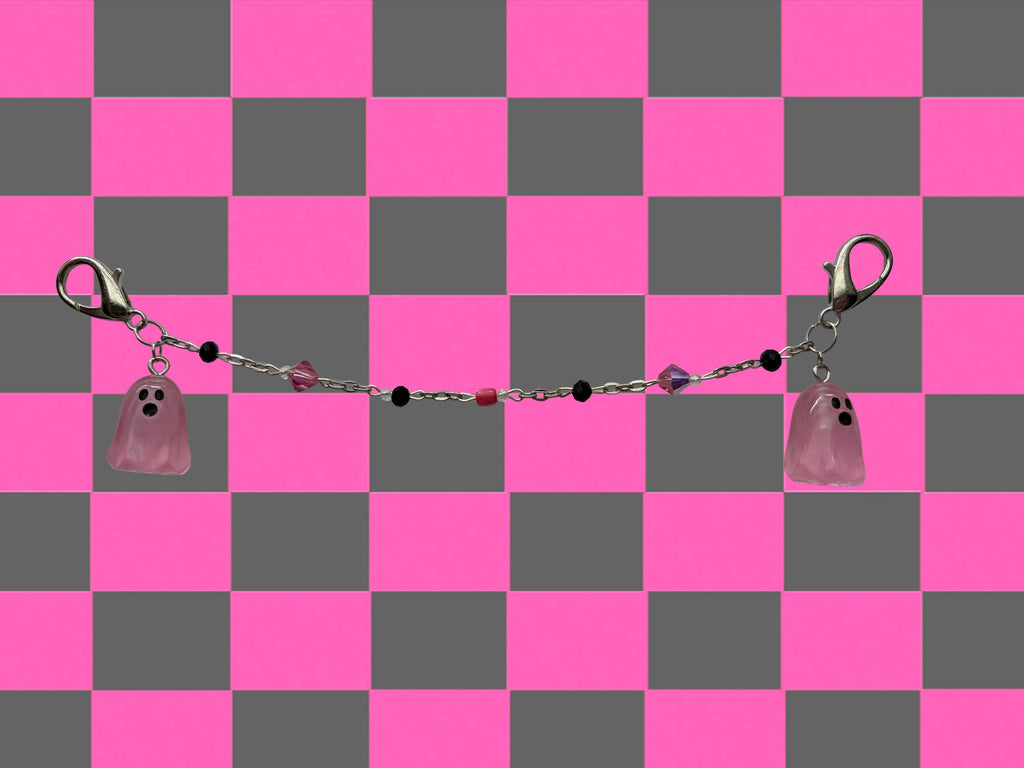 Ghost Glow In The Dark Halloween Mask Chain | Pick Your Color