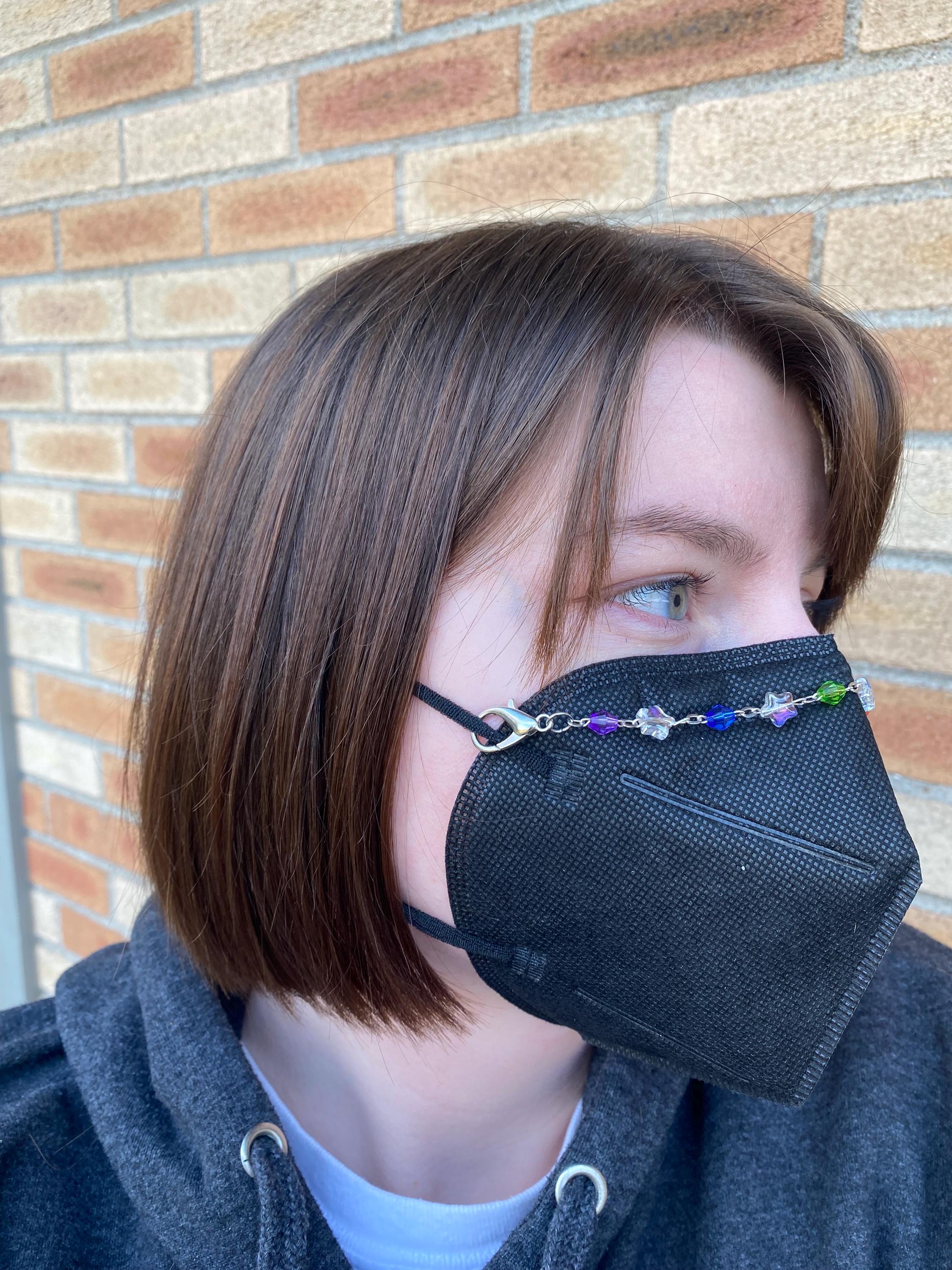 Rainbow Stars Mask Chain