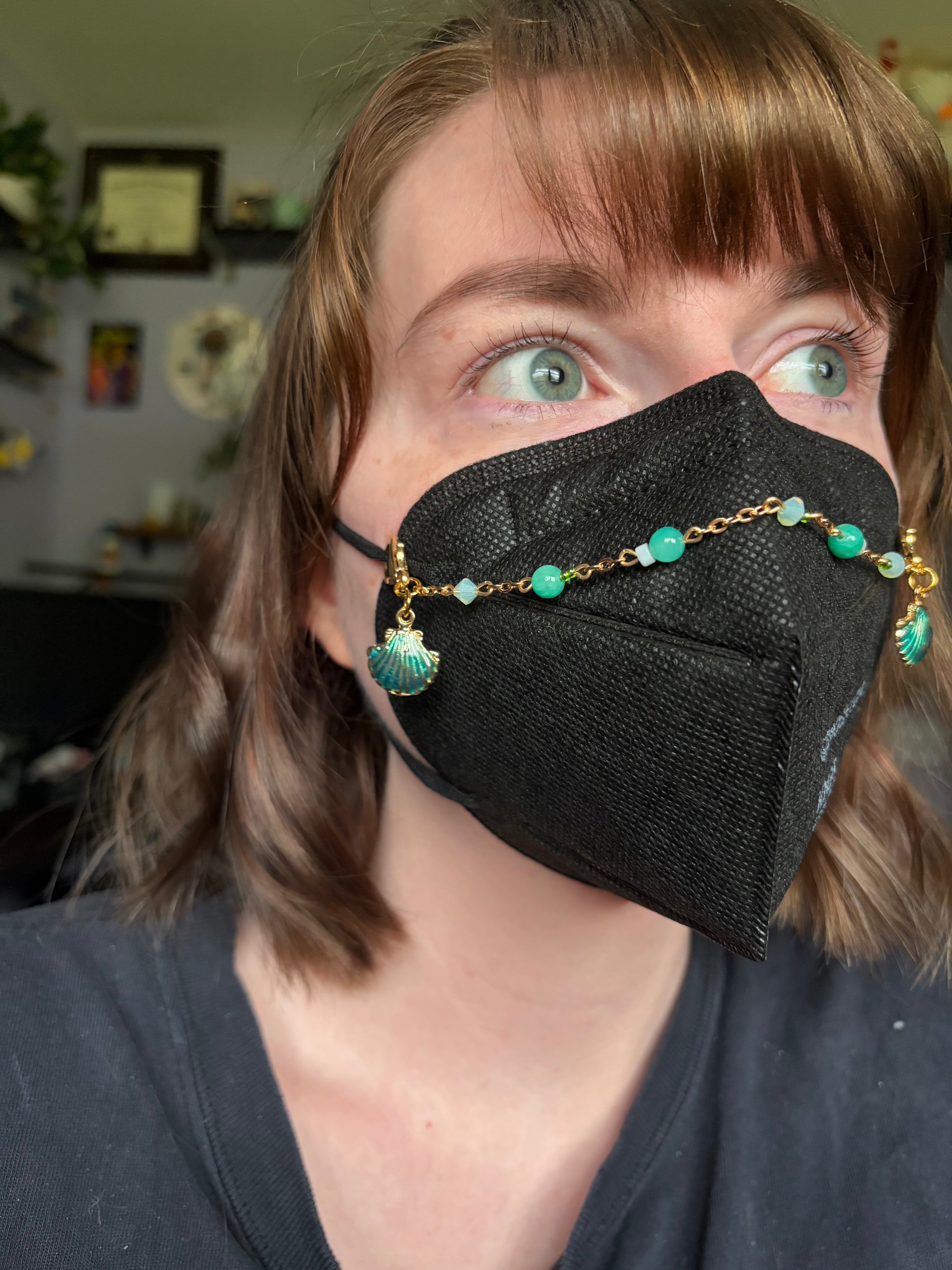 Seashell / Seahorse Mask Chain