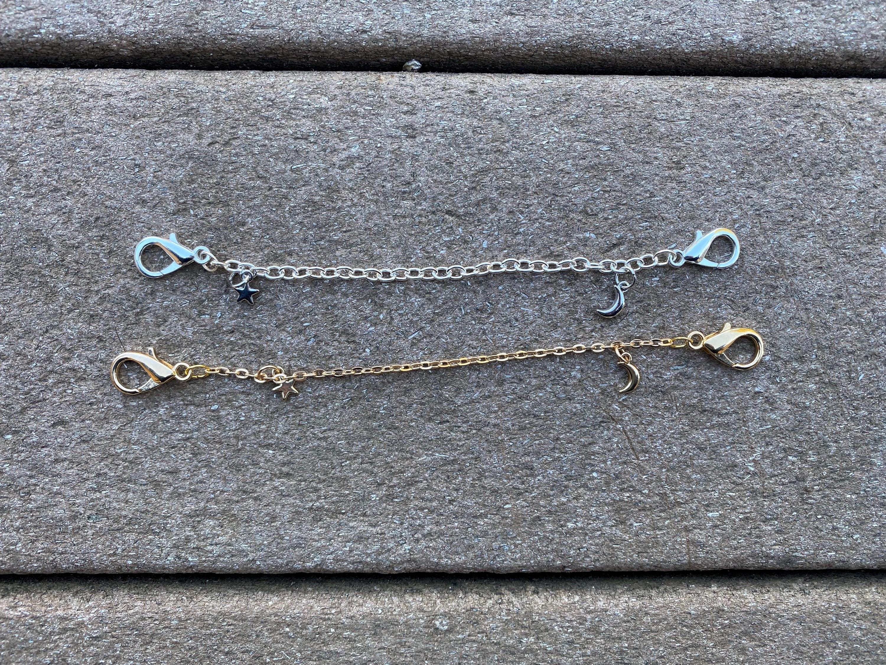 Dainty Star and Moon Mask Chain - Silver or Gold
