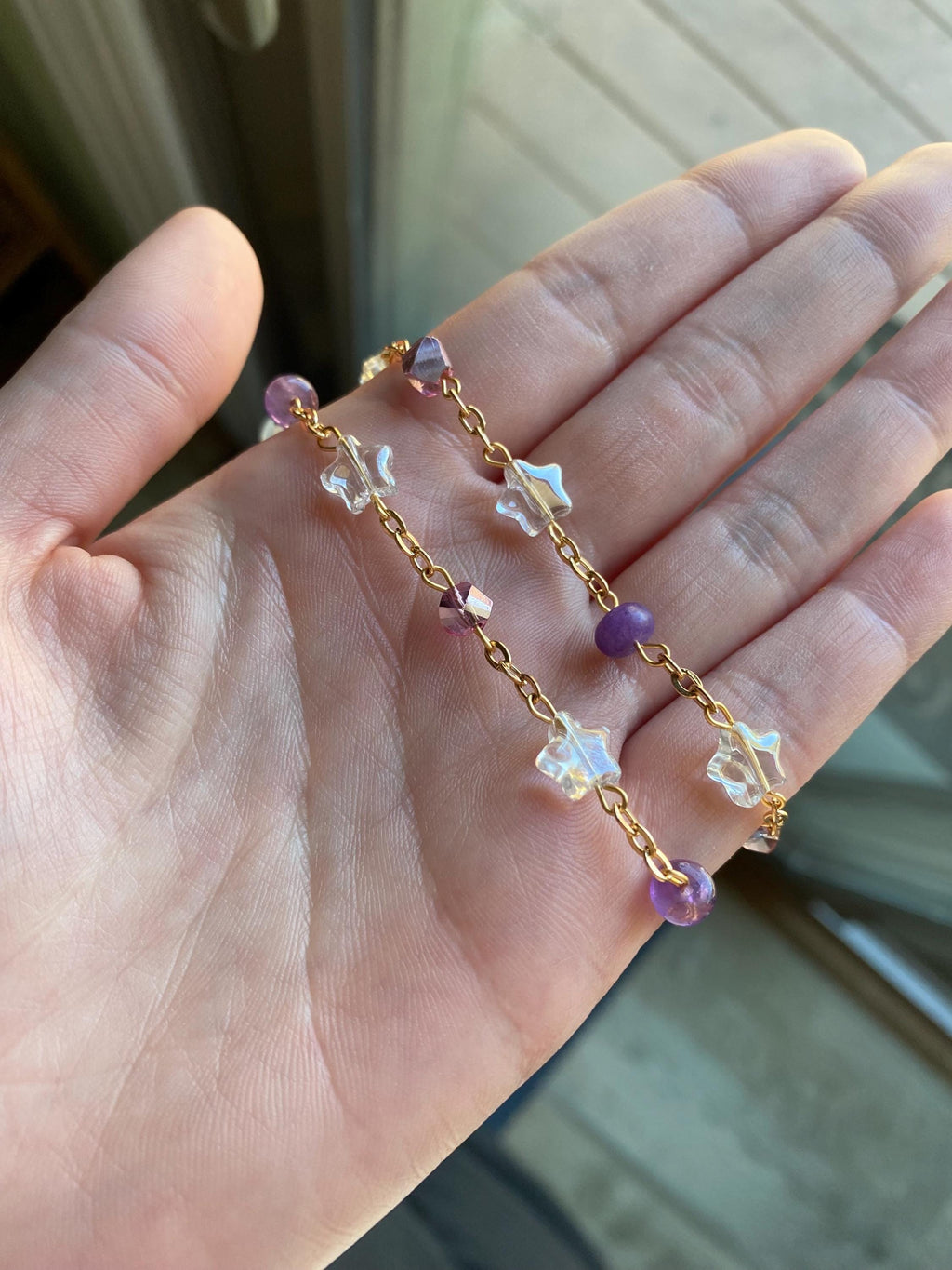 Amethyst Twinkle Eyeglasses Chain
