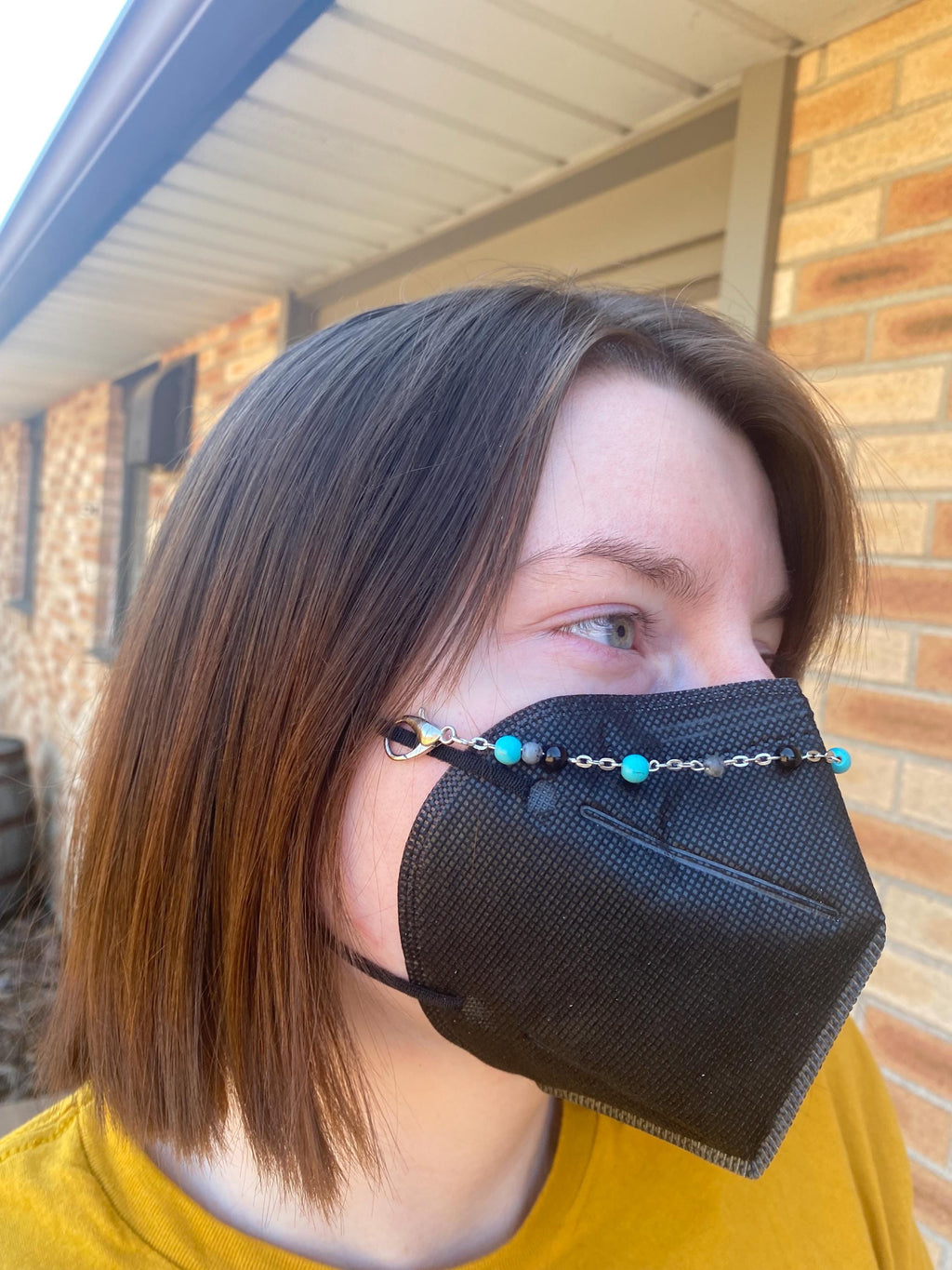 Long Covid Awareness Colors Mask Chain