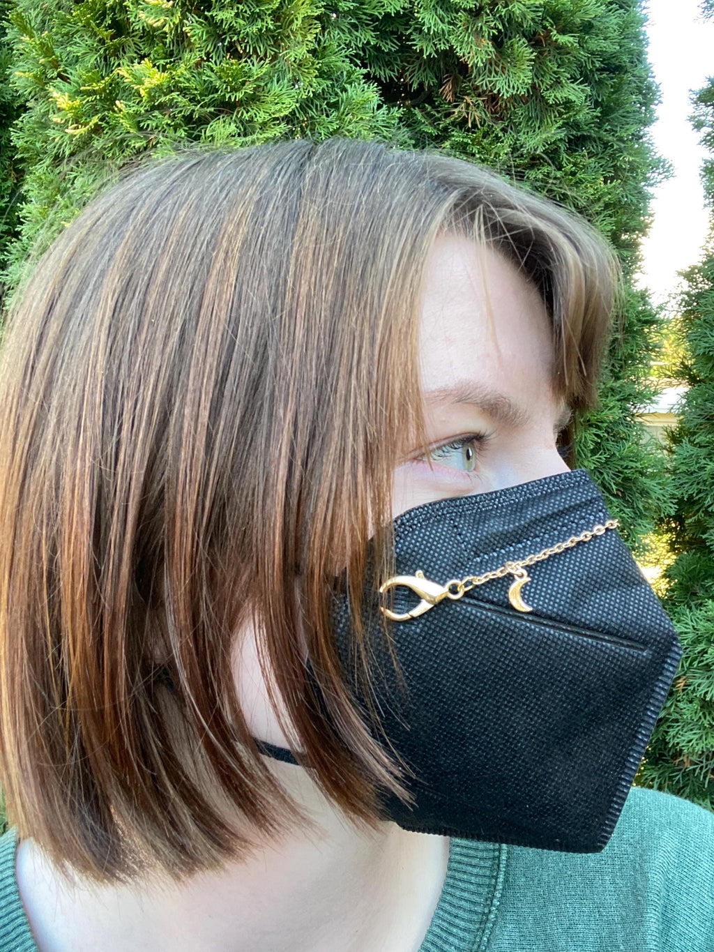 Dainty Star and Moon Mask Chain - Silver or Gold