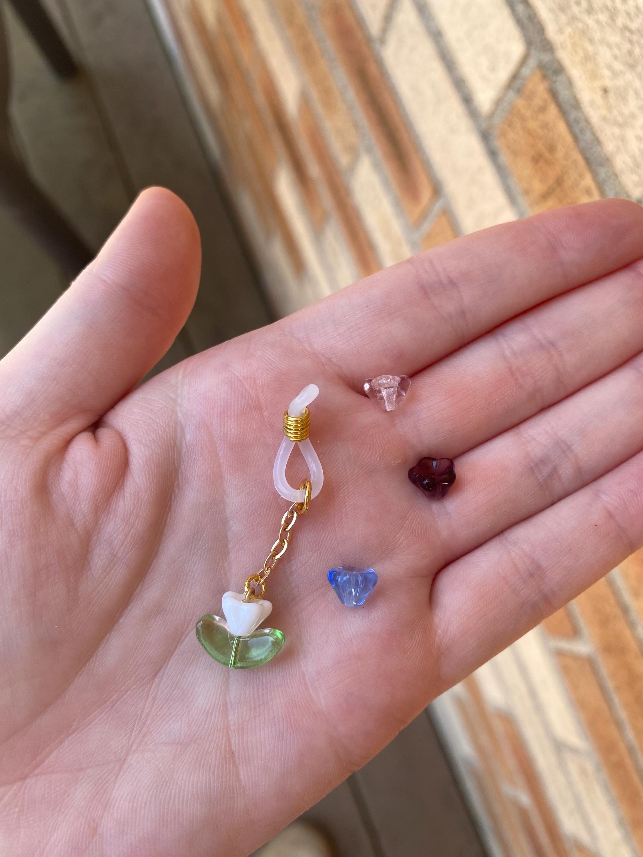 Tulip Flower Mask Charm / Glasses Charm | Pick Your Own Color