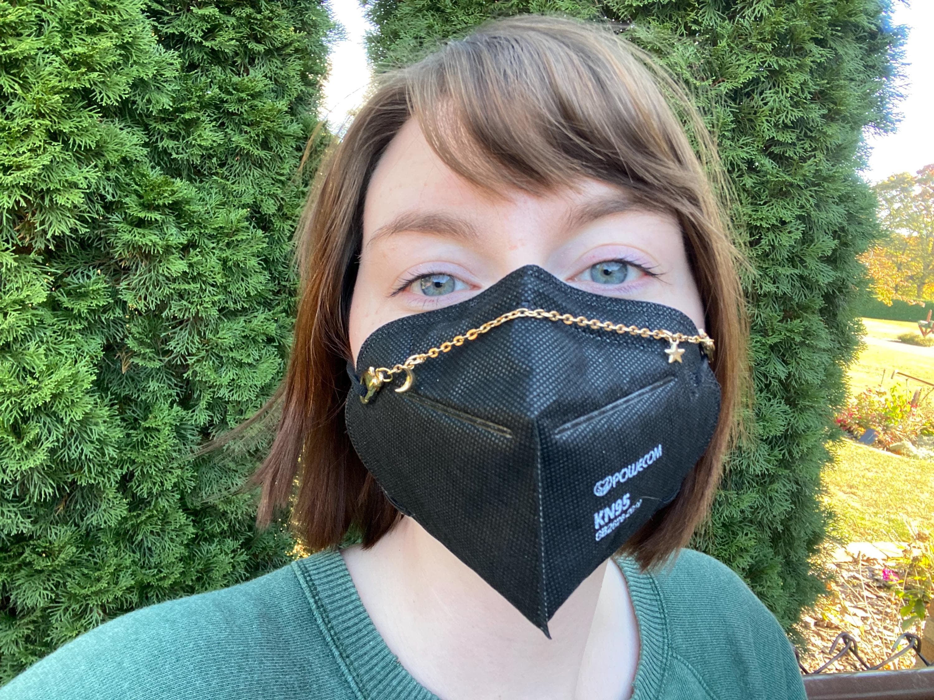 Dainty Star and Moon Mask Chain - Silver or Gold