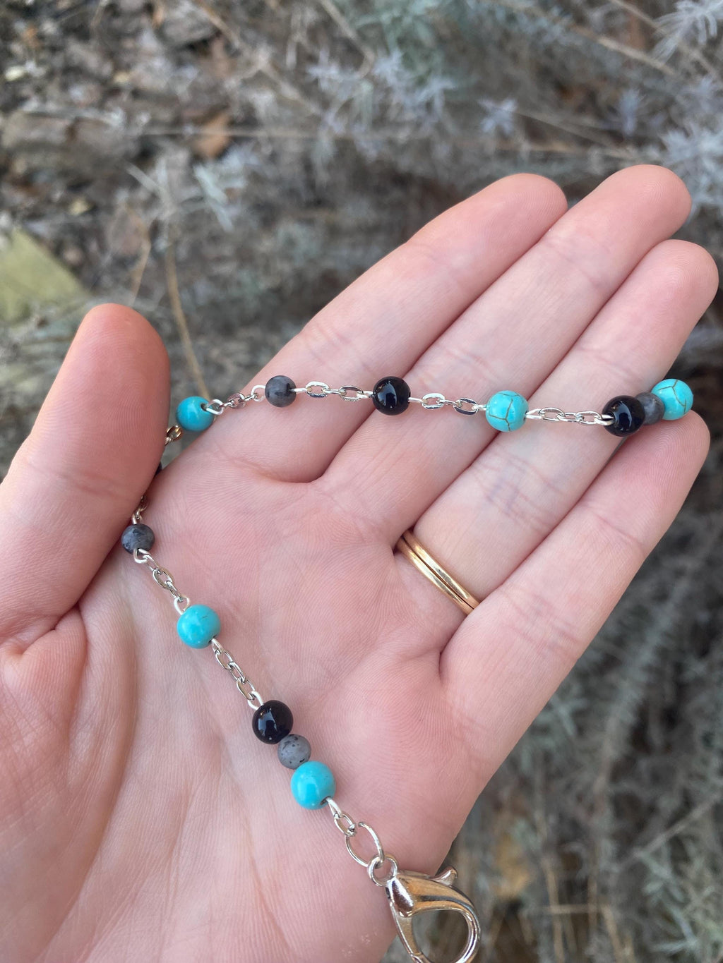 Long Covid Awareness Colors Mask Chain