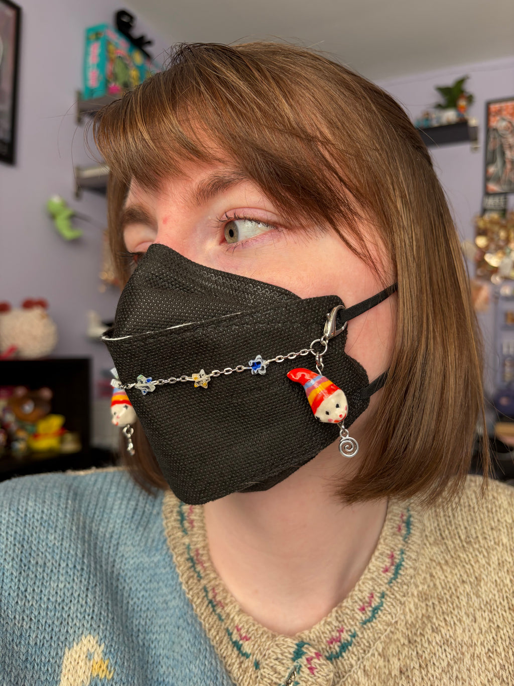 Pierre Mask Chain | Gold or Silver