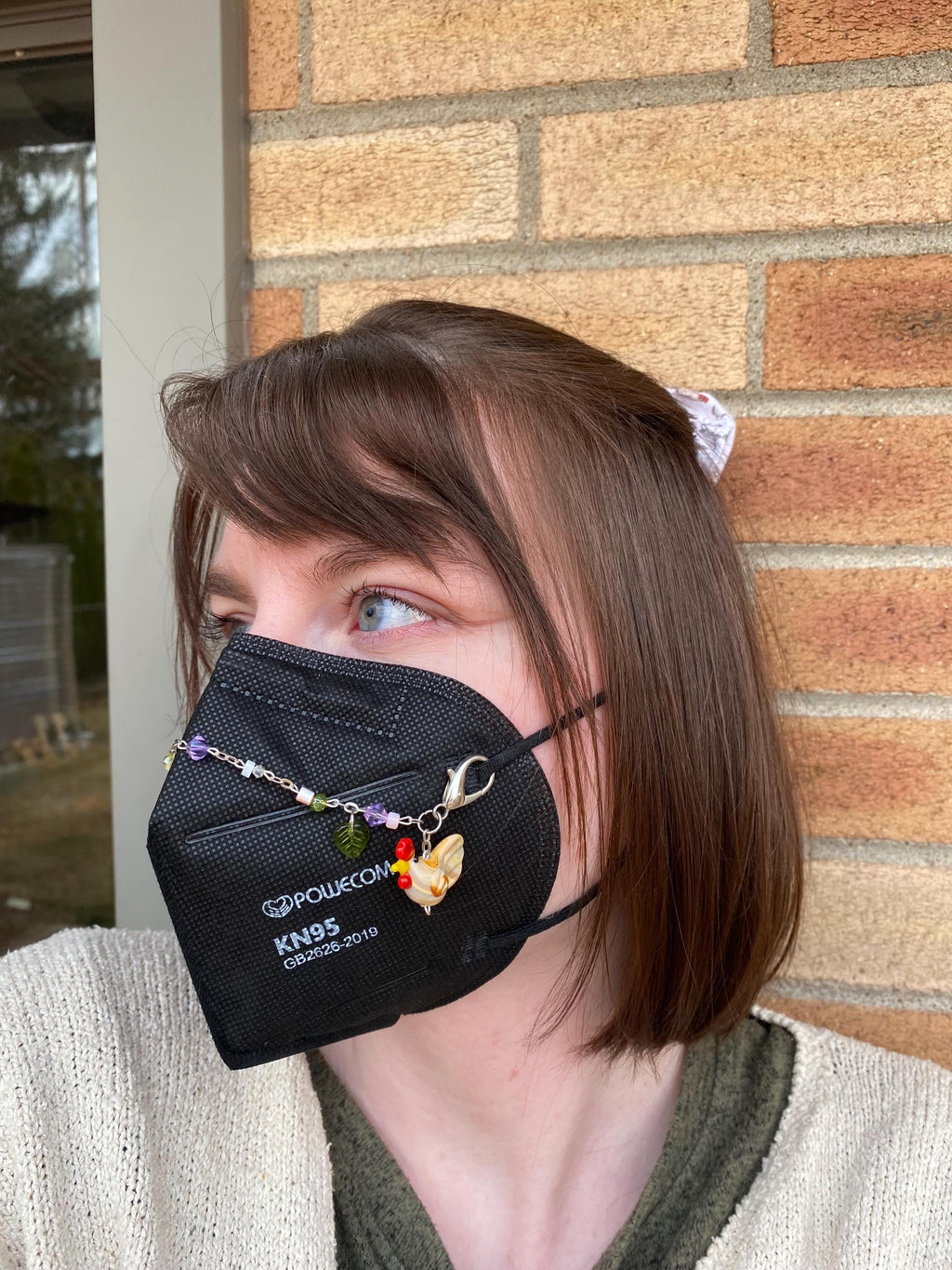 Spring Chicken Mask Chain