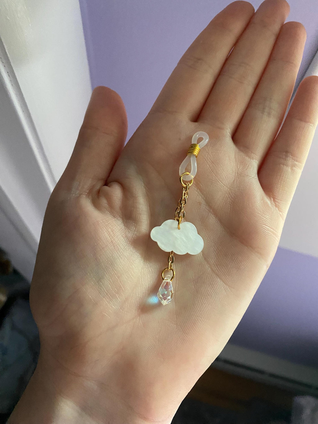 Rainy Day Mask Charm / Glasses Charm