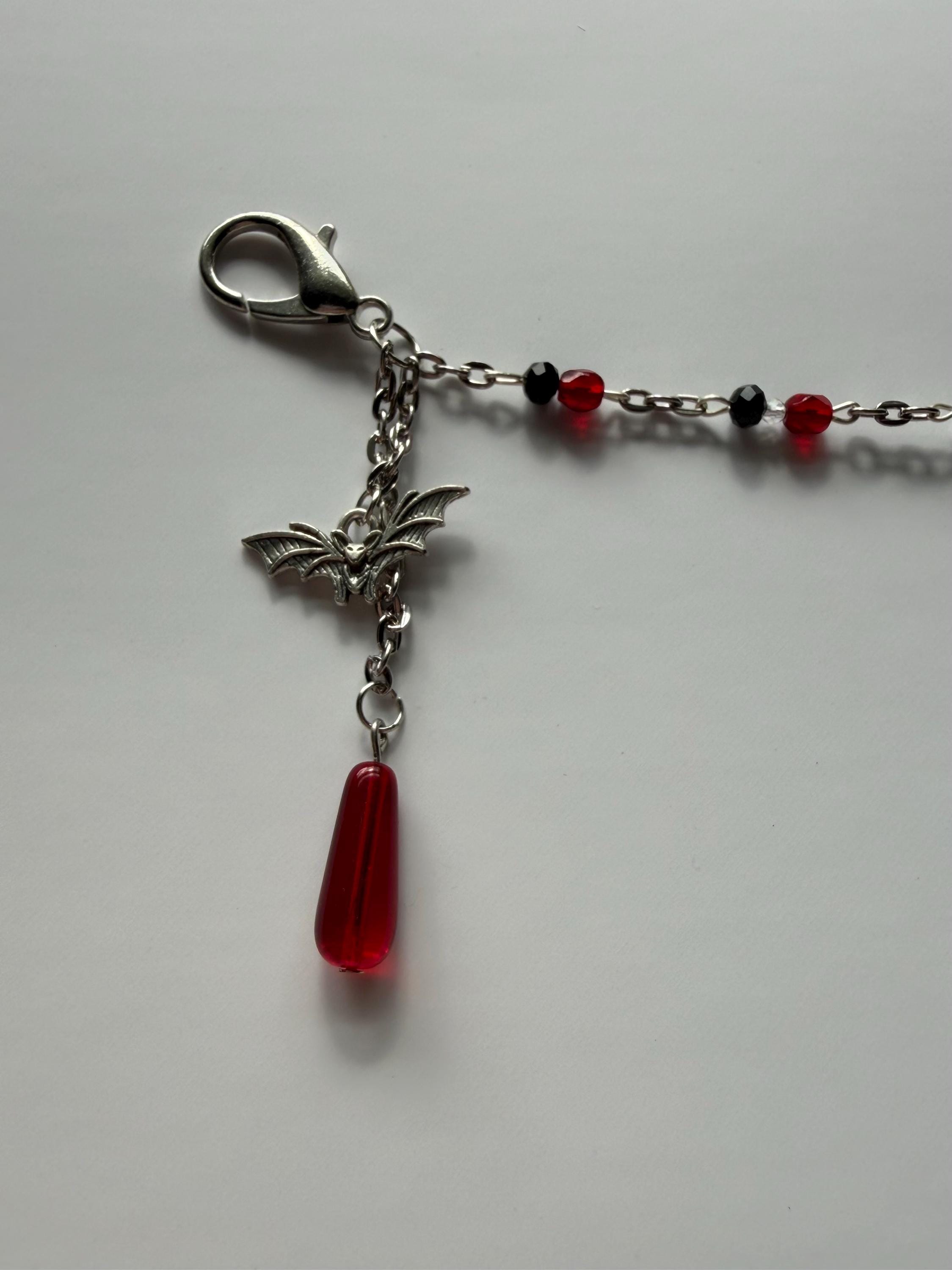 Vampire Bat Halloween Mask Chain