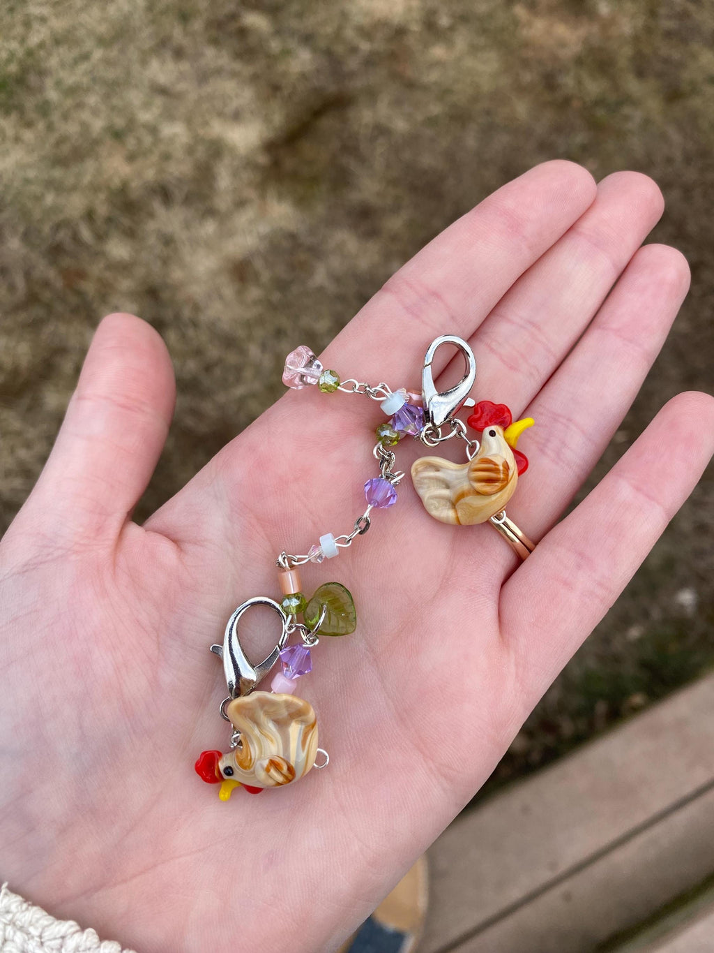 Spring Chicken Mask Chain