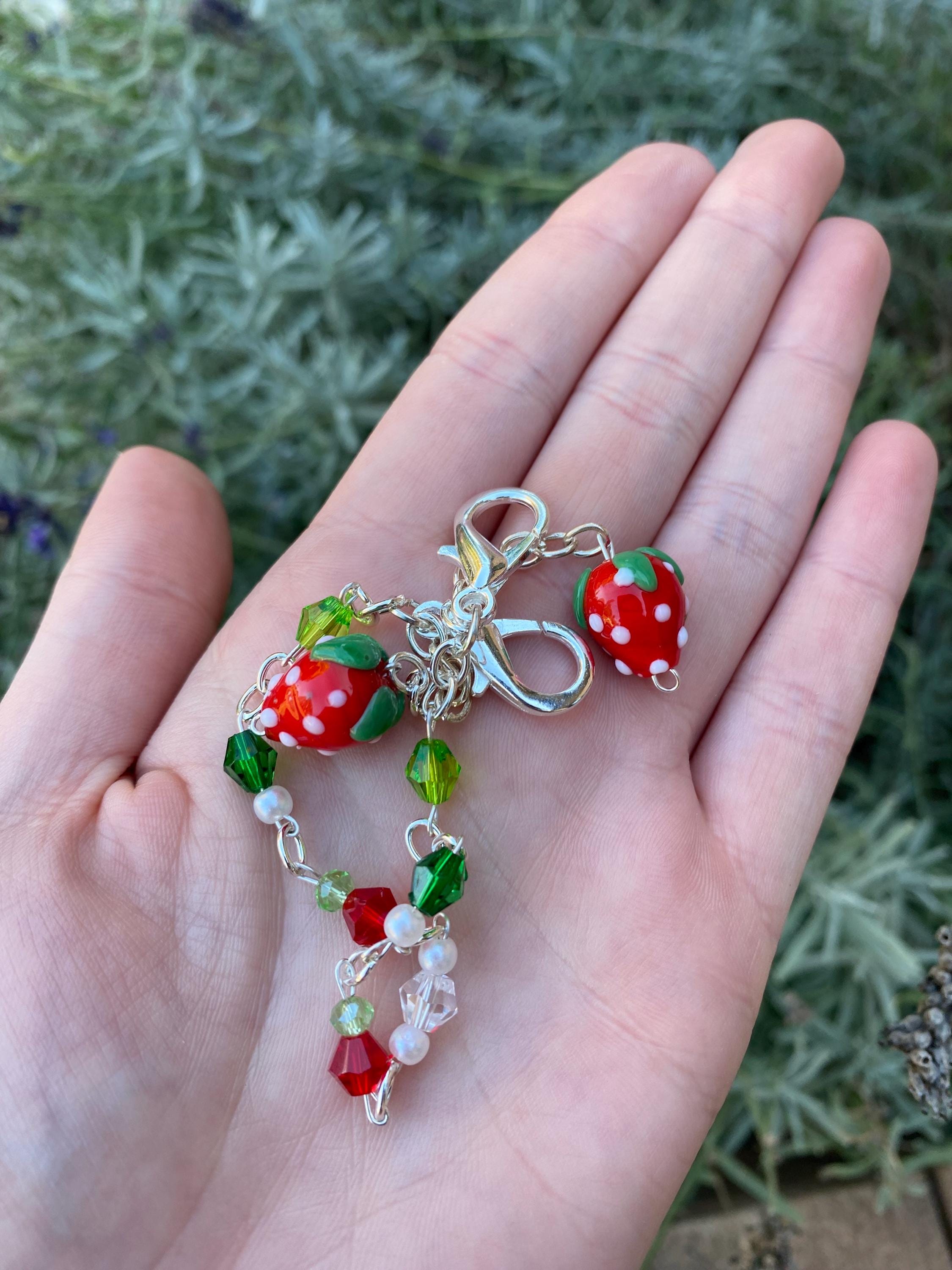 Red Strawberry Mask Chain