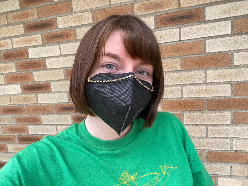 Gold Cable Mask Chain