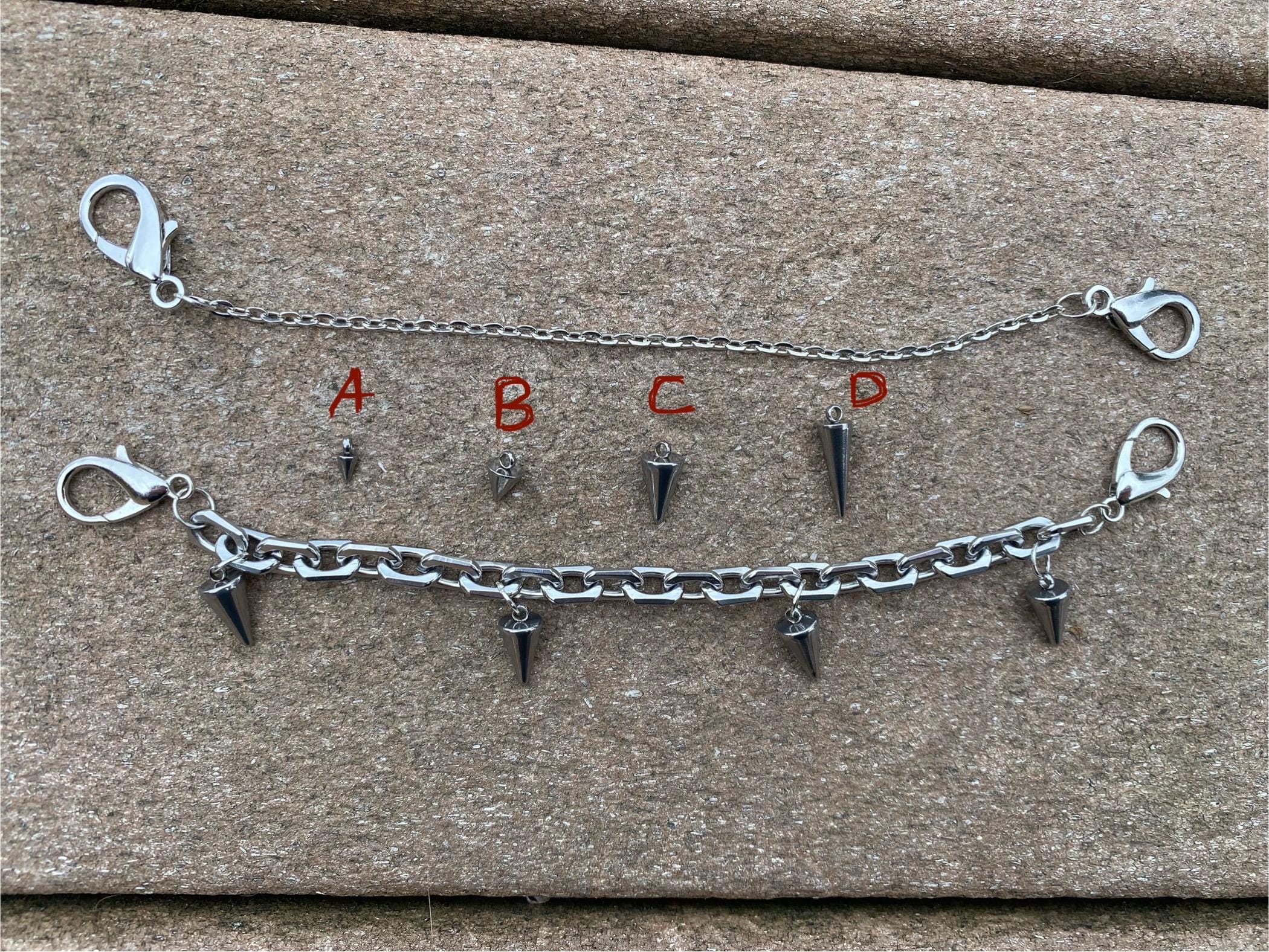 Spike Gothic Punk Mask Chain