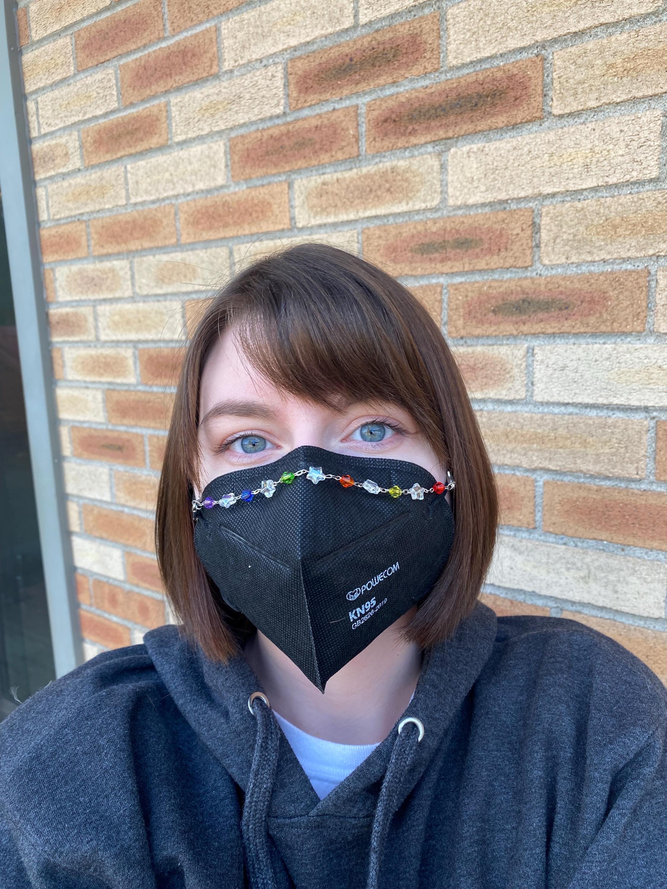 Rainbow Stars Mask Chain