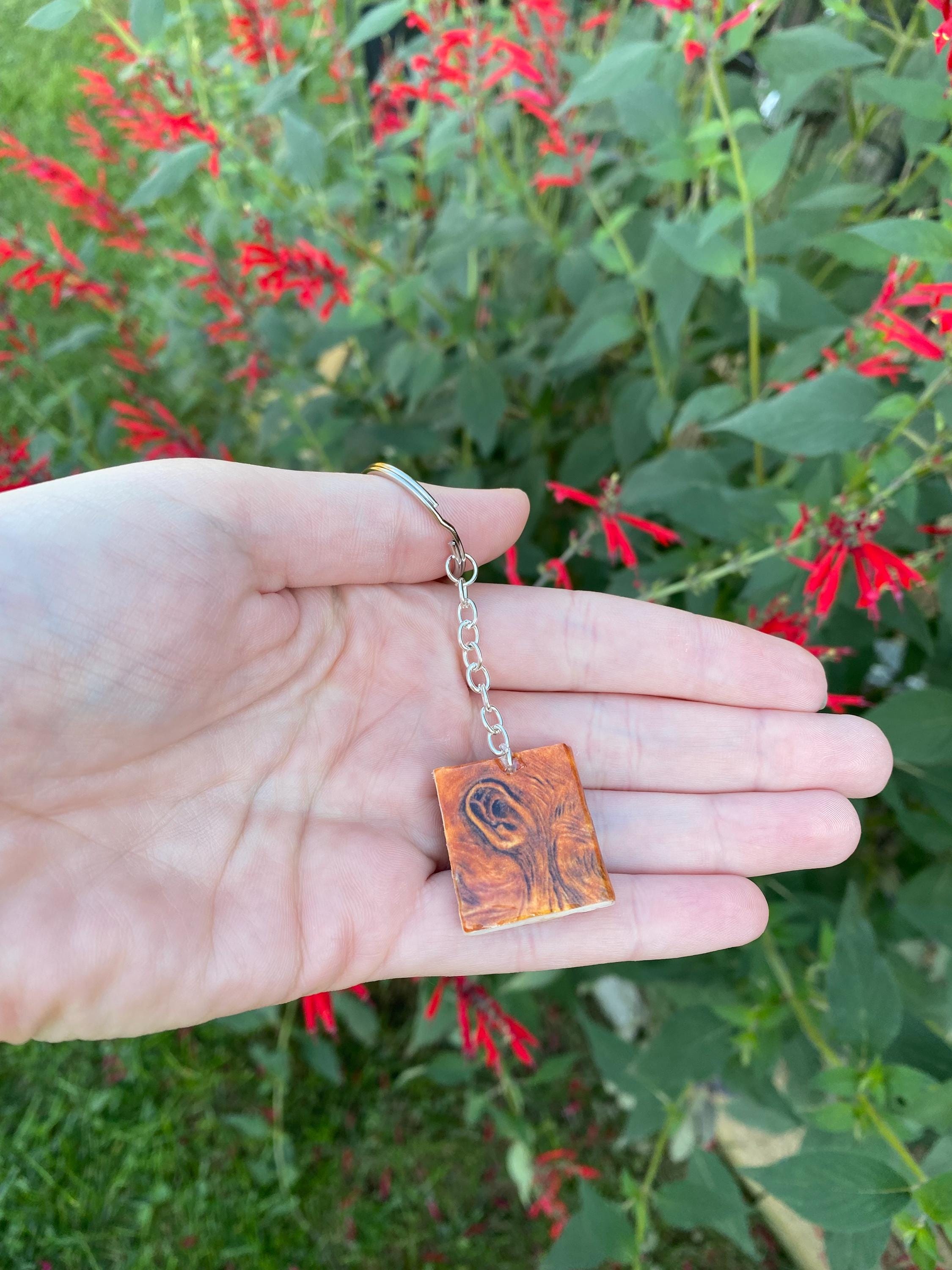 Necronomicon Evil Book Keychain