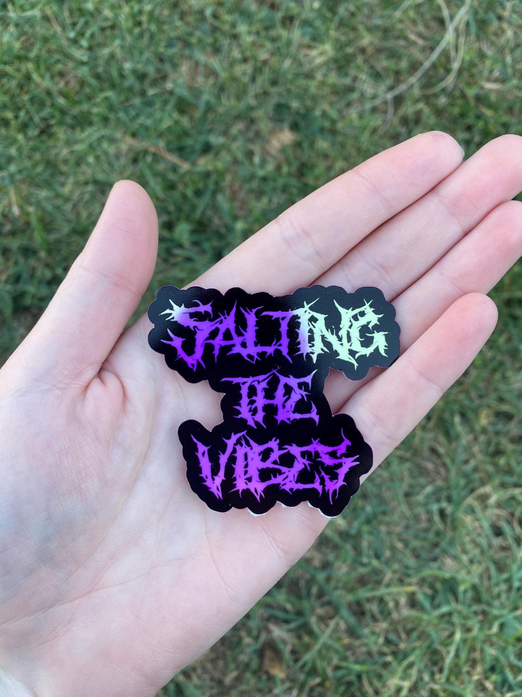 Salting The Vibes, Covid Conscious, Covid Cautious Iridescent Stickers