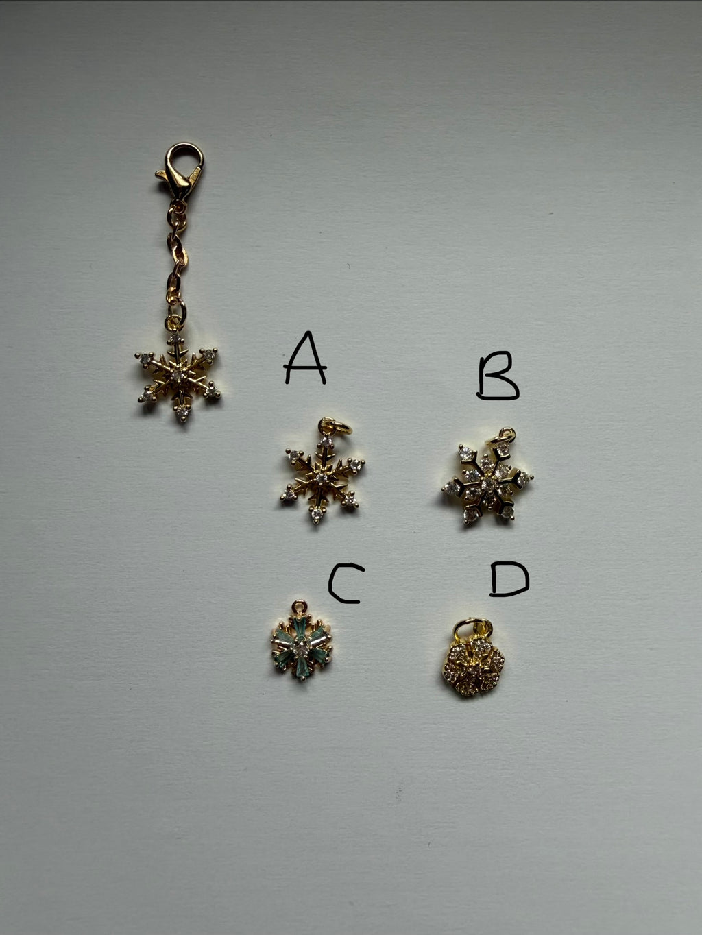 Snowflake Mask / Glasses Charm