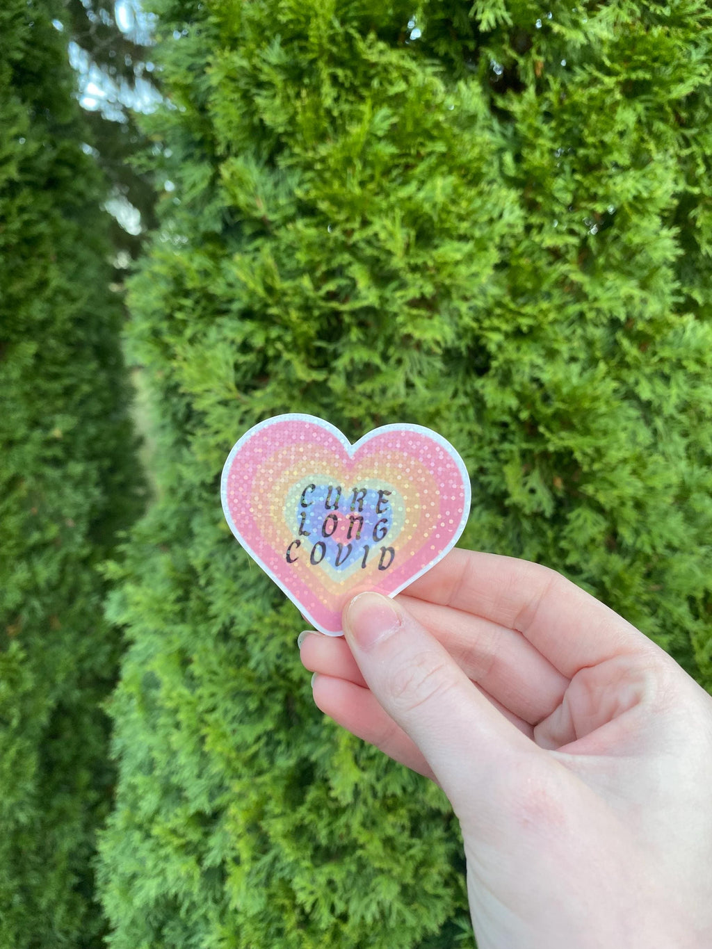 Covid, Long Covid, Mask Ban Holographic Stickers