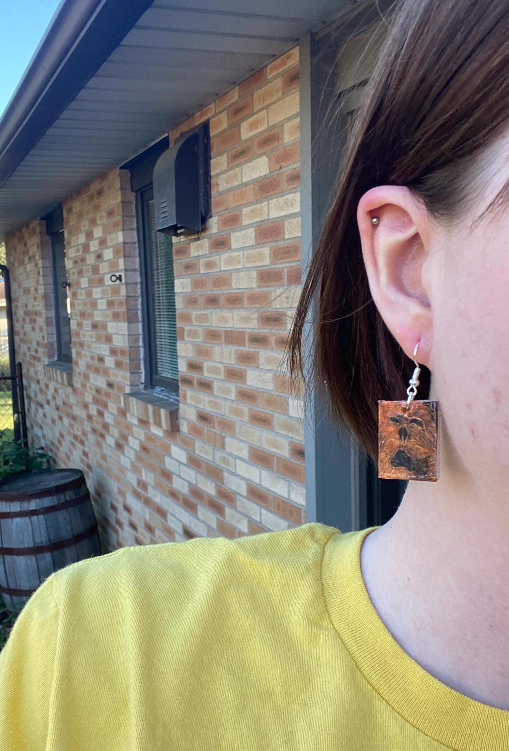 Necronomicon Evil Book Earrings