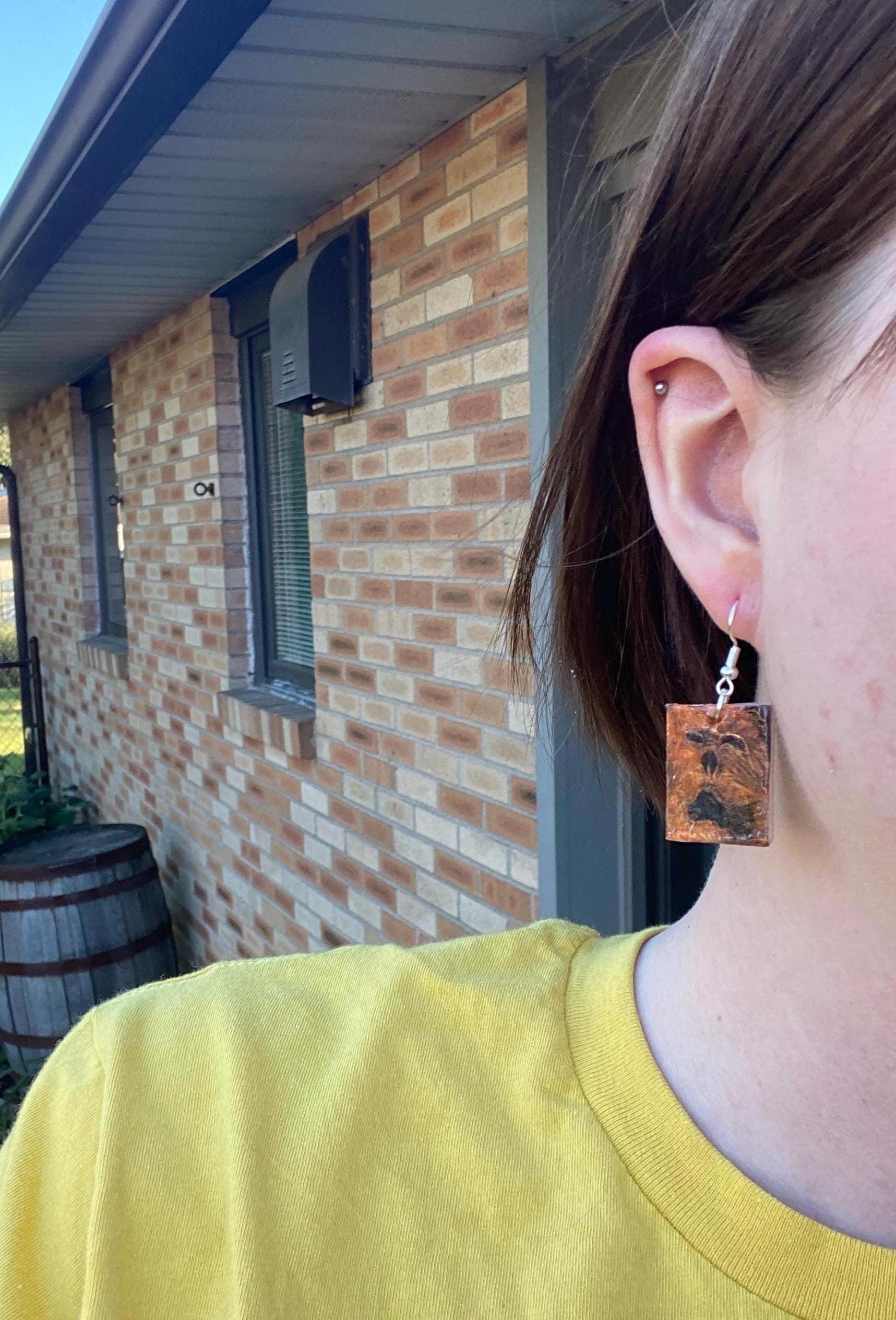 Necronomicon Evil Book Earrings