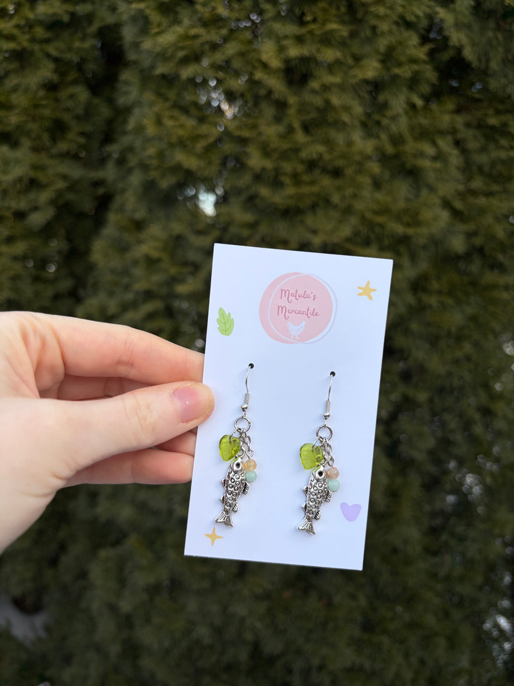 Rainbow Trout Earrings