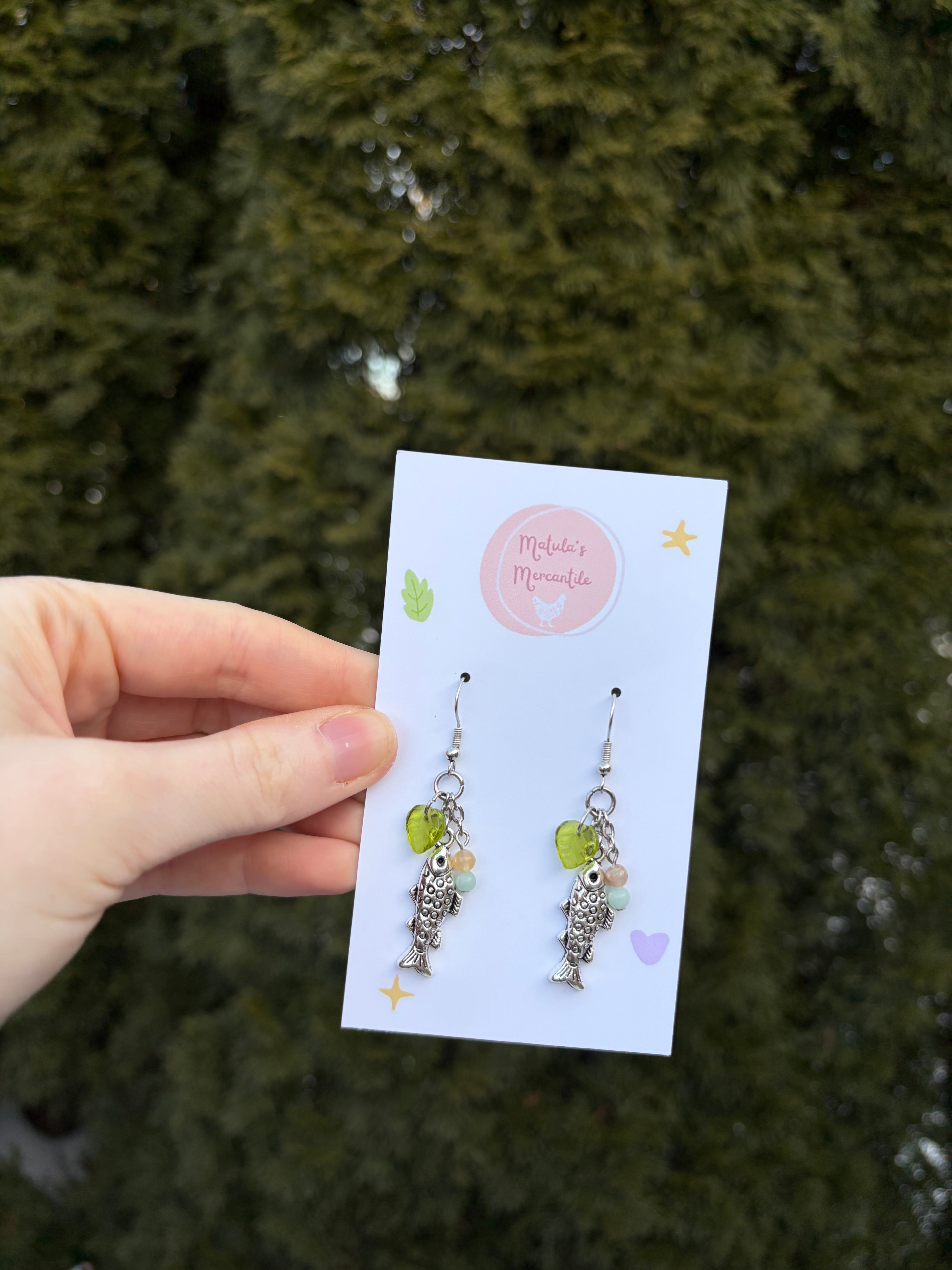 Rainbow Trout Earrings