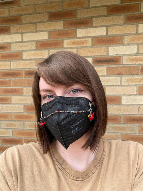 Cardinal Bird Mask Chain