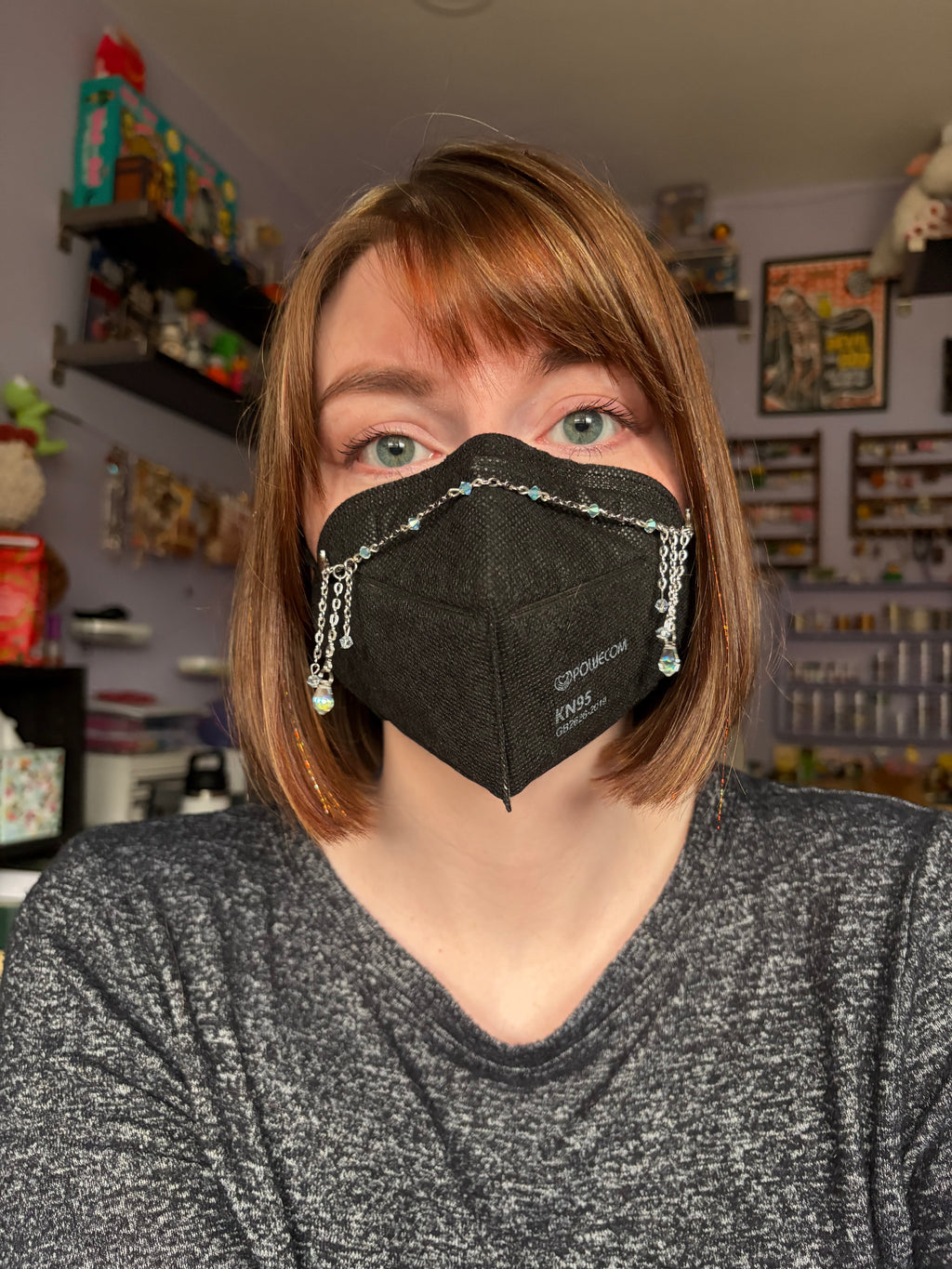 Icicle Drop Mask Chain