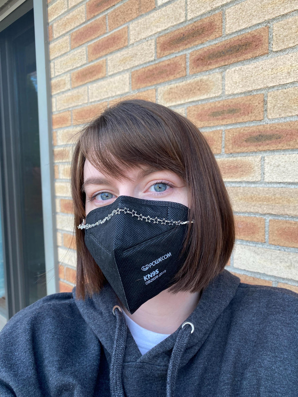 Gold or Silver Stars Mask Chain