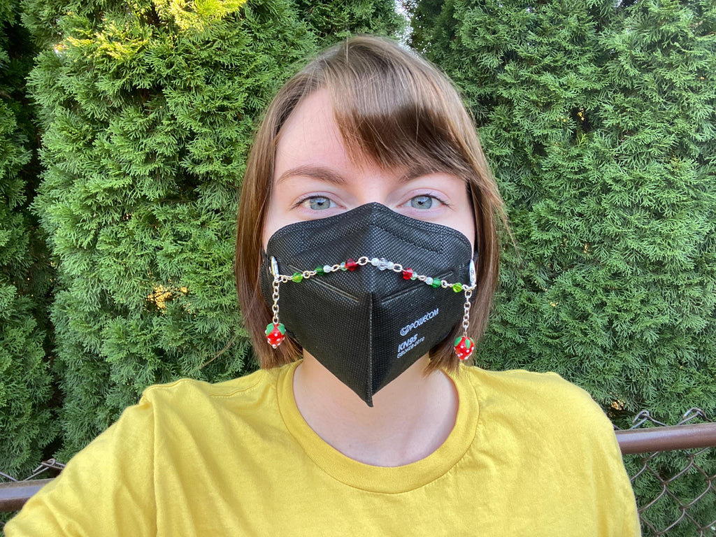 Red Strawberry Mask Chain