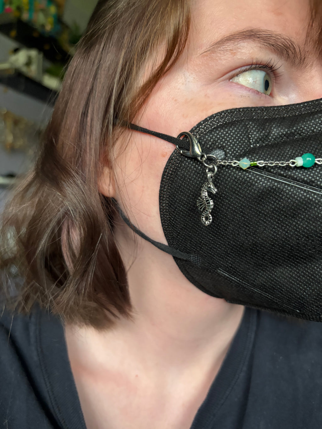 Seashell / Seahorse Mask Chain