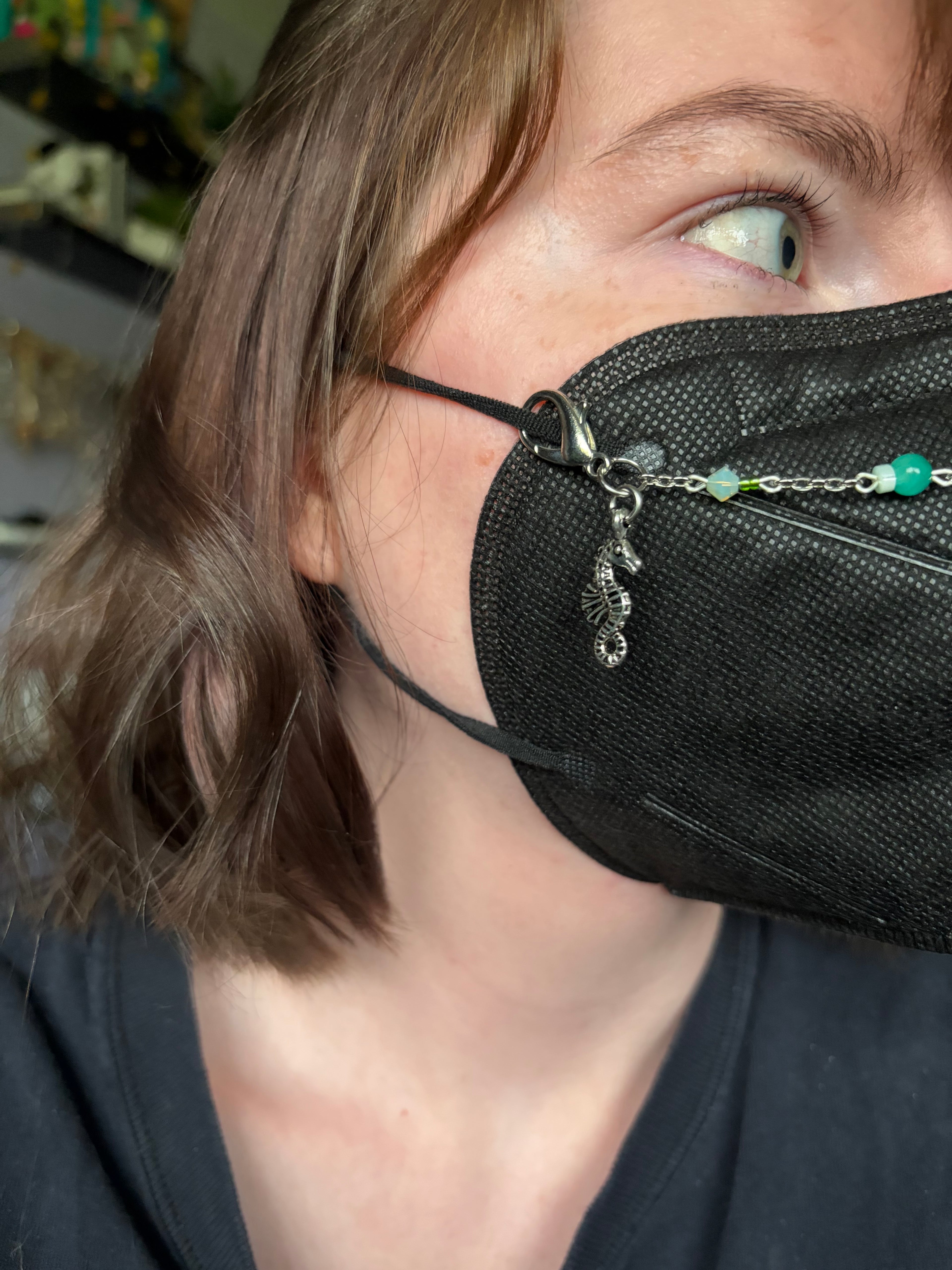 Seashell / Seahorse Mask Chain