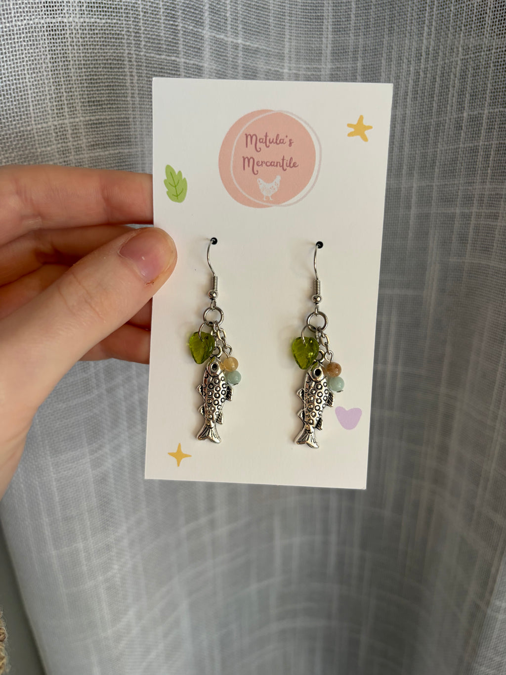 Rainbow Trout Earrings