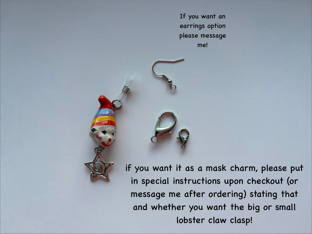 Pierre Glasses / Mask Charm