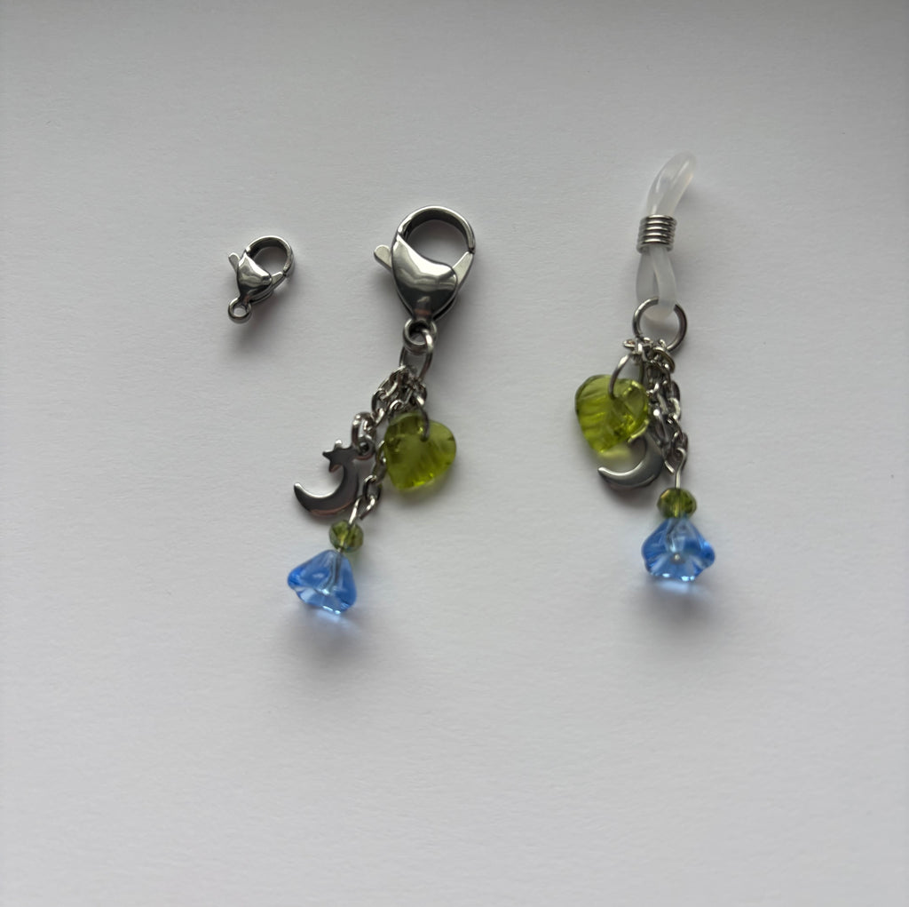 Celeste Earrings / Mask / Glasses Charms | Gold or Silver